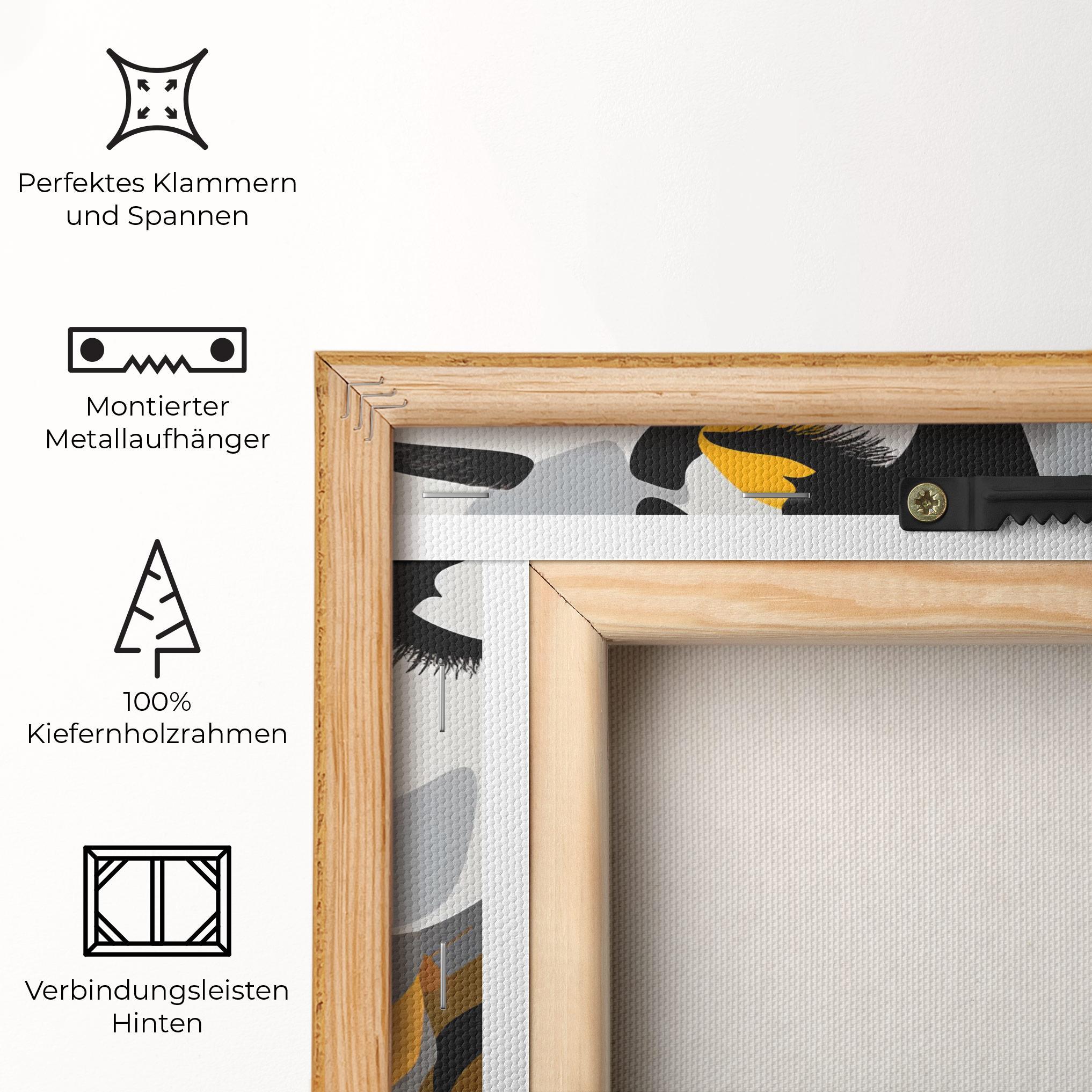 Leinwandbild Dreamy Modern Female mockup 5