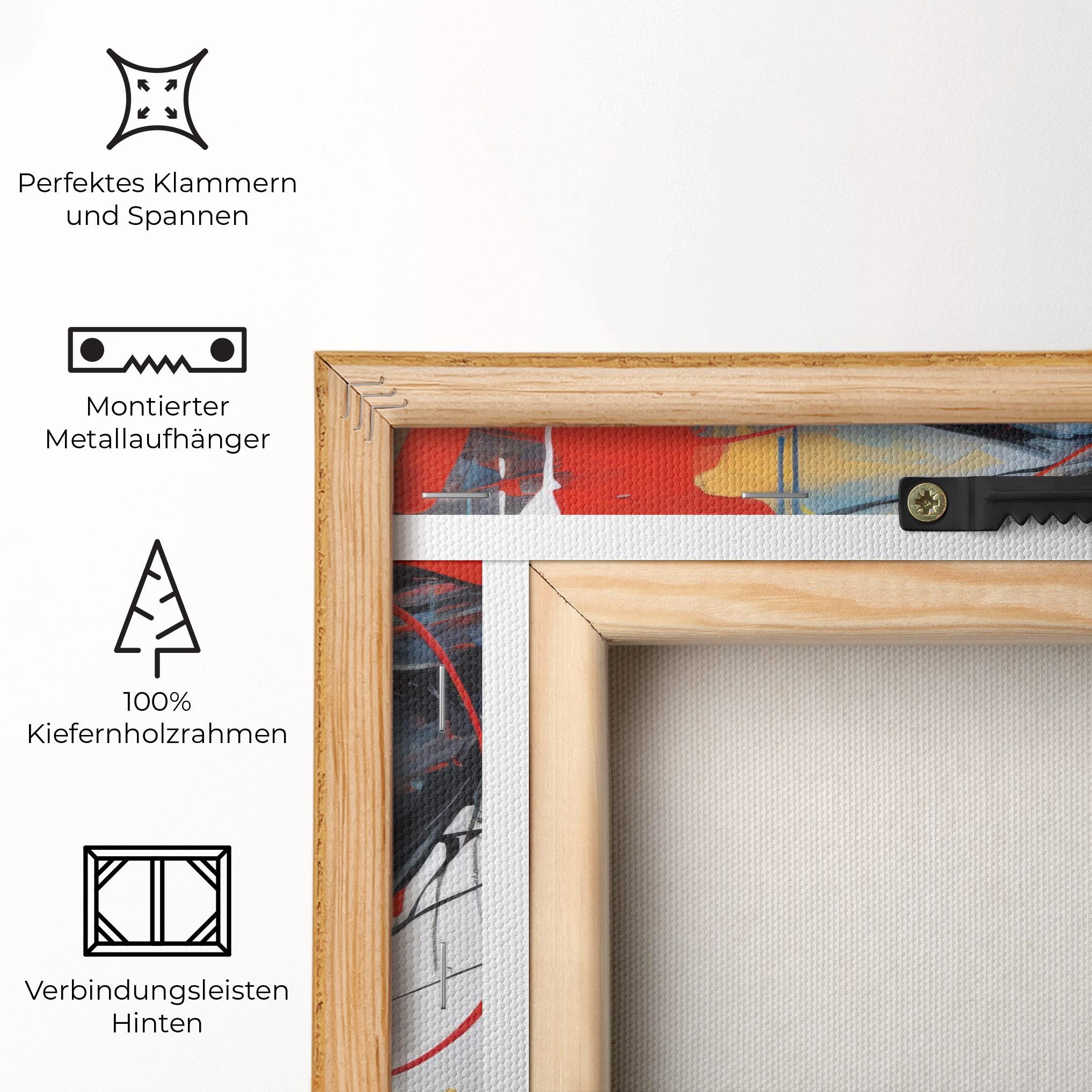 Leinwandbild Edgy Woman mockup 5