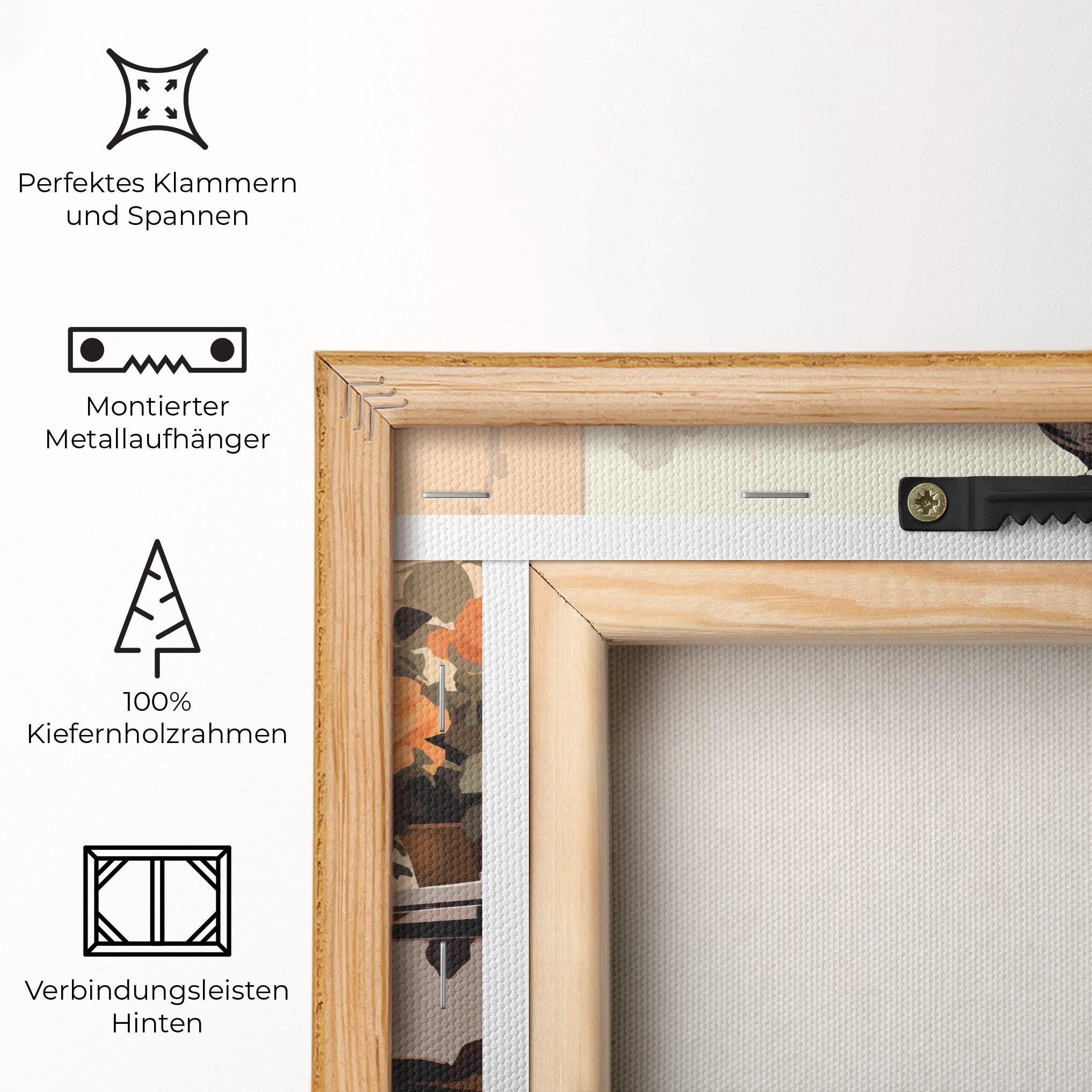 Leinwandbild Singer Painting mockup 5