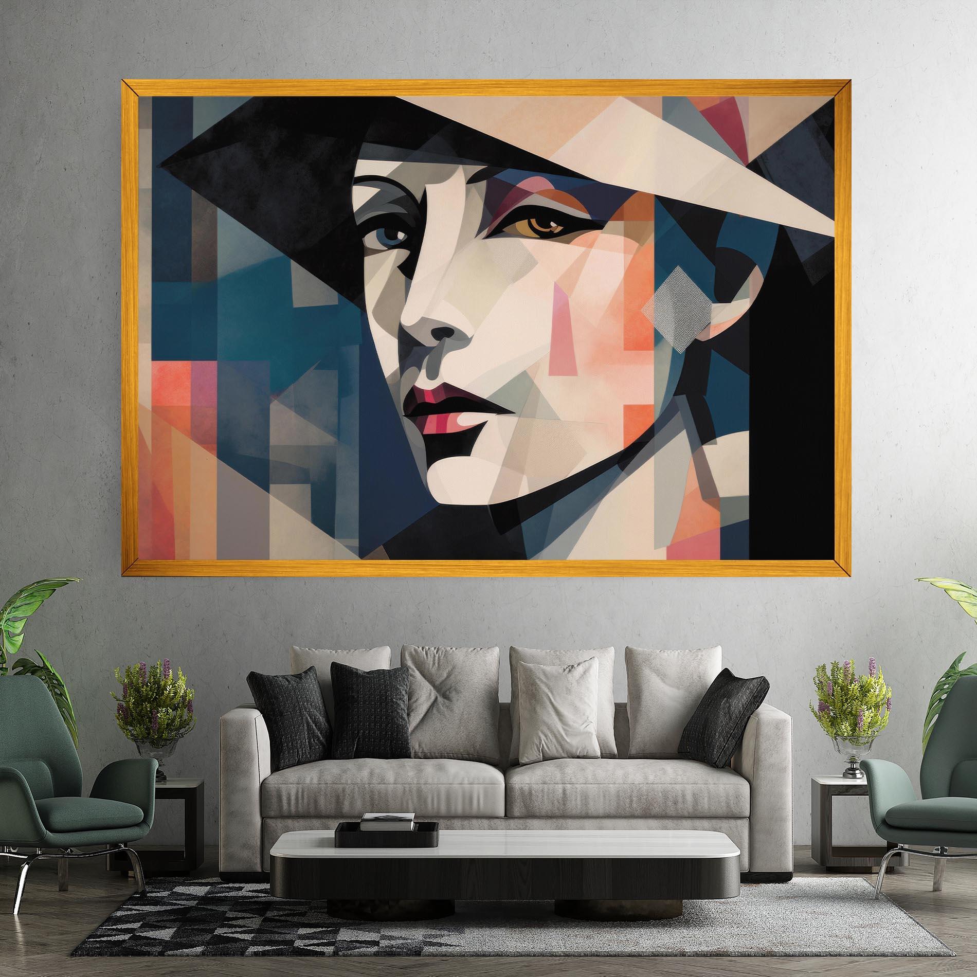 Leinwandbild Chicago Portrait mockup 7