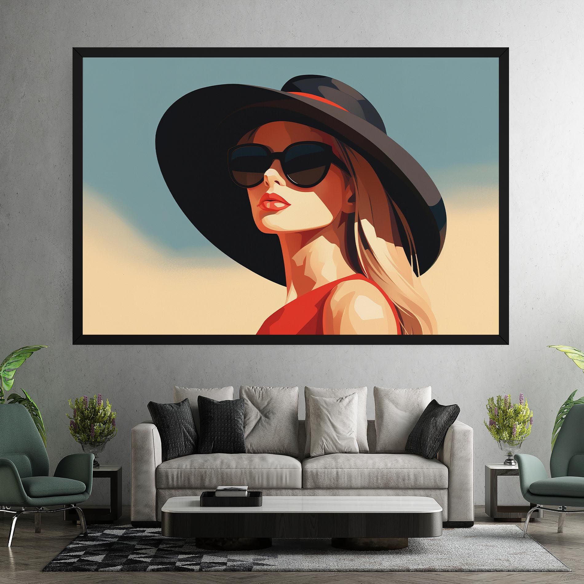 Caucasian Glamor Model mockup 7