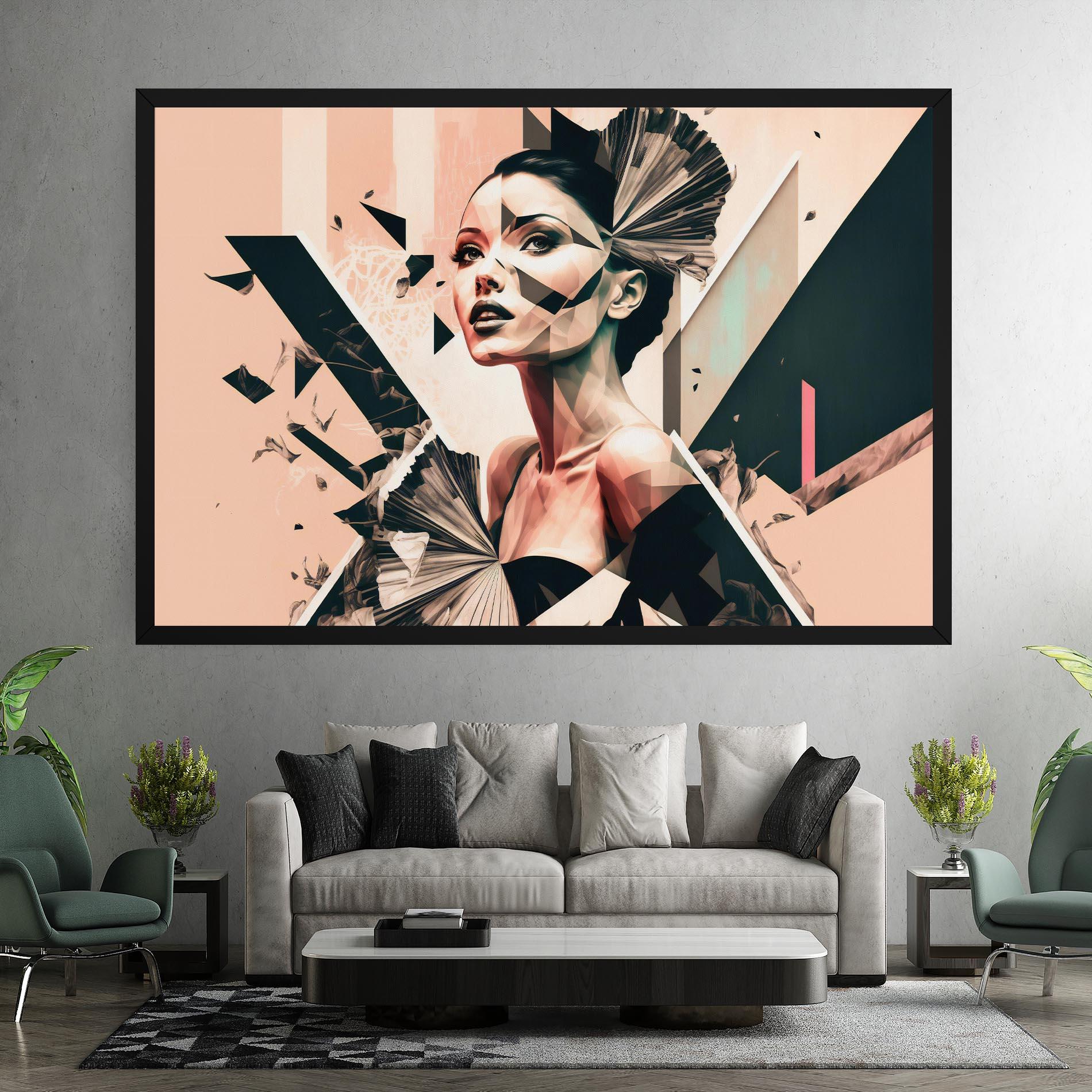 Leinwandbild Fashionista Design mockup 7