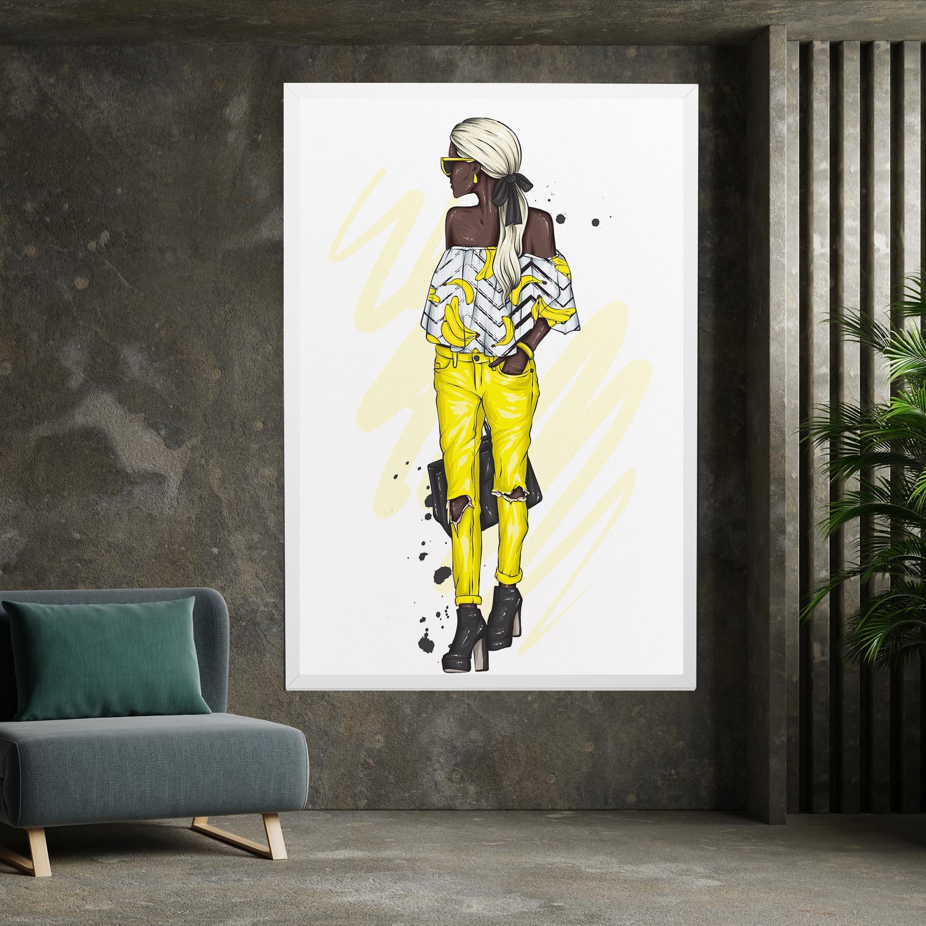 Leinwandbild Banana Blouse mockup 7