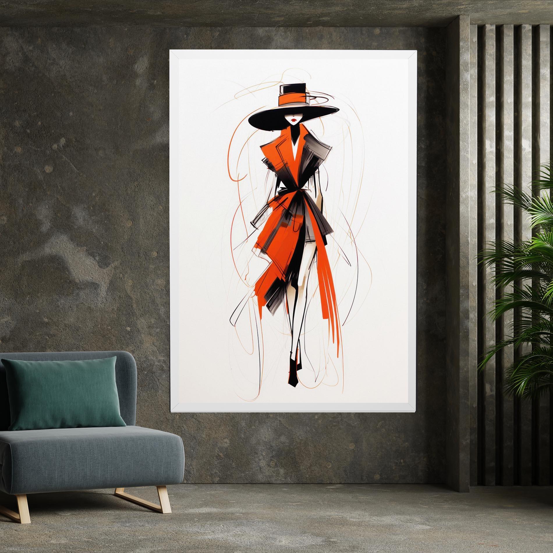 Leinwandbild Handdrawn Doodle mockup 7