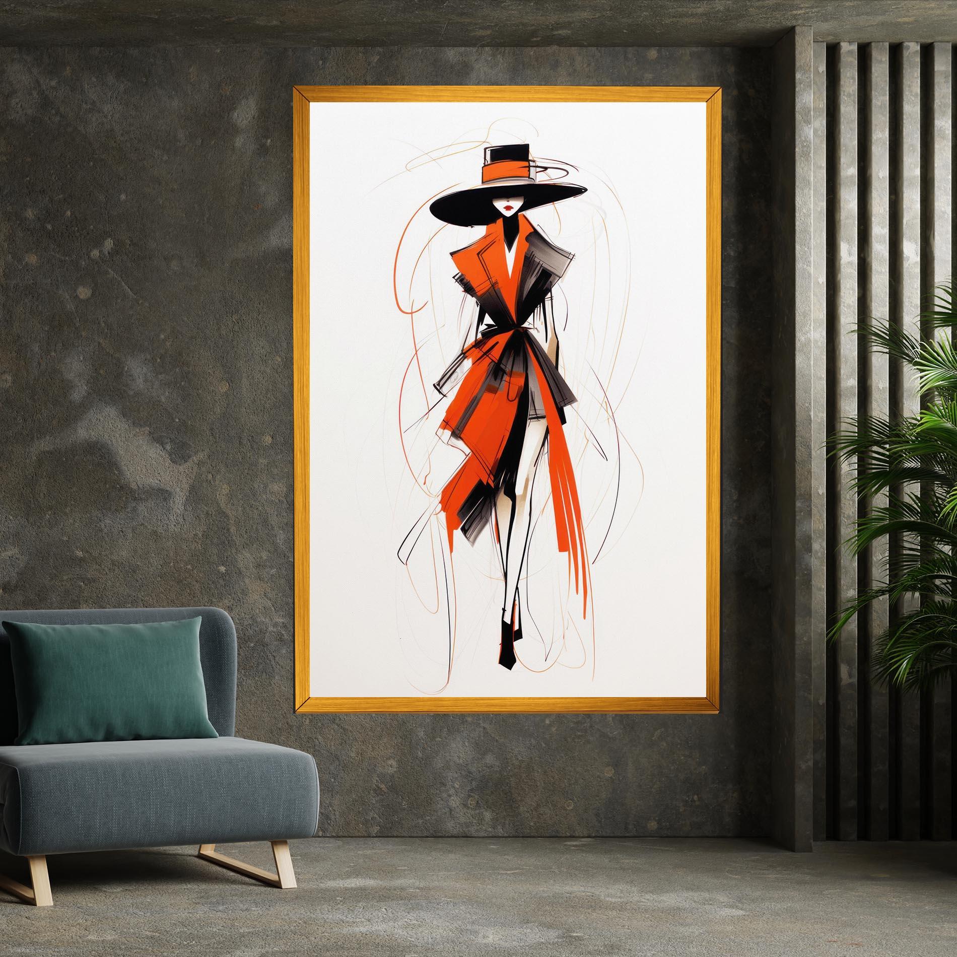 Leinwandbild Handdrawn Doodle mockup 7