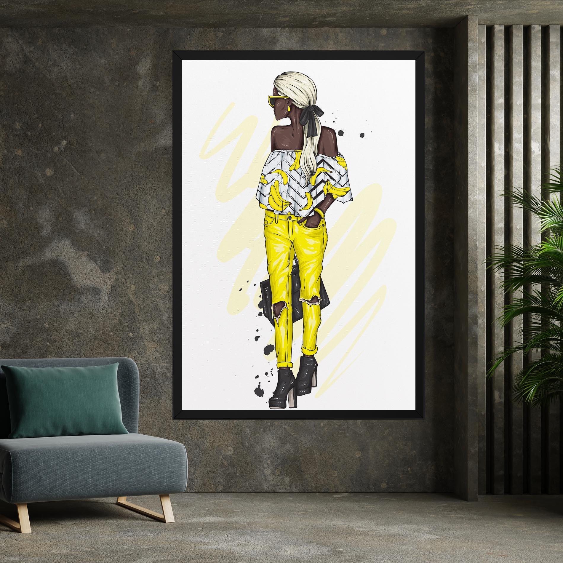 Leinwandbild Banana Blouse mockup 7