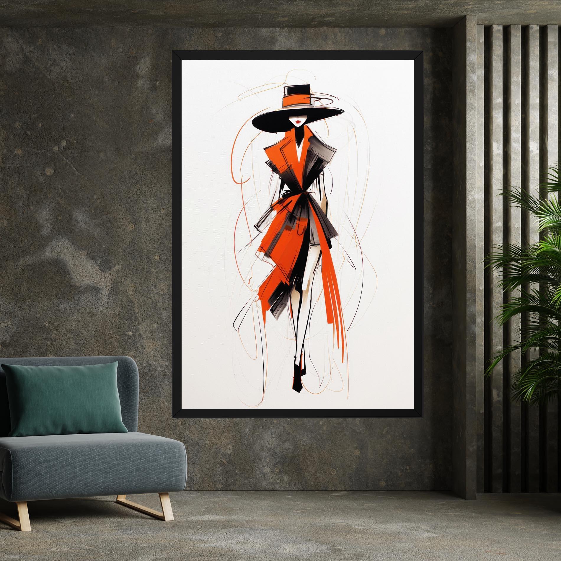 Leinwandbild Handdrawn Doodle mockup 7