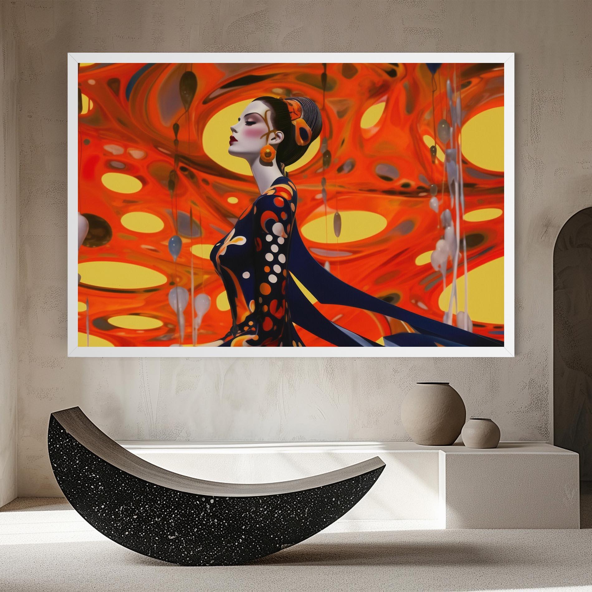 Leinwandbild Big Orange Accesories mockup 8