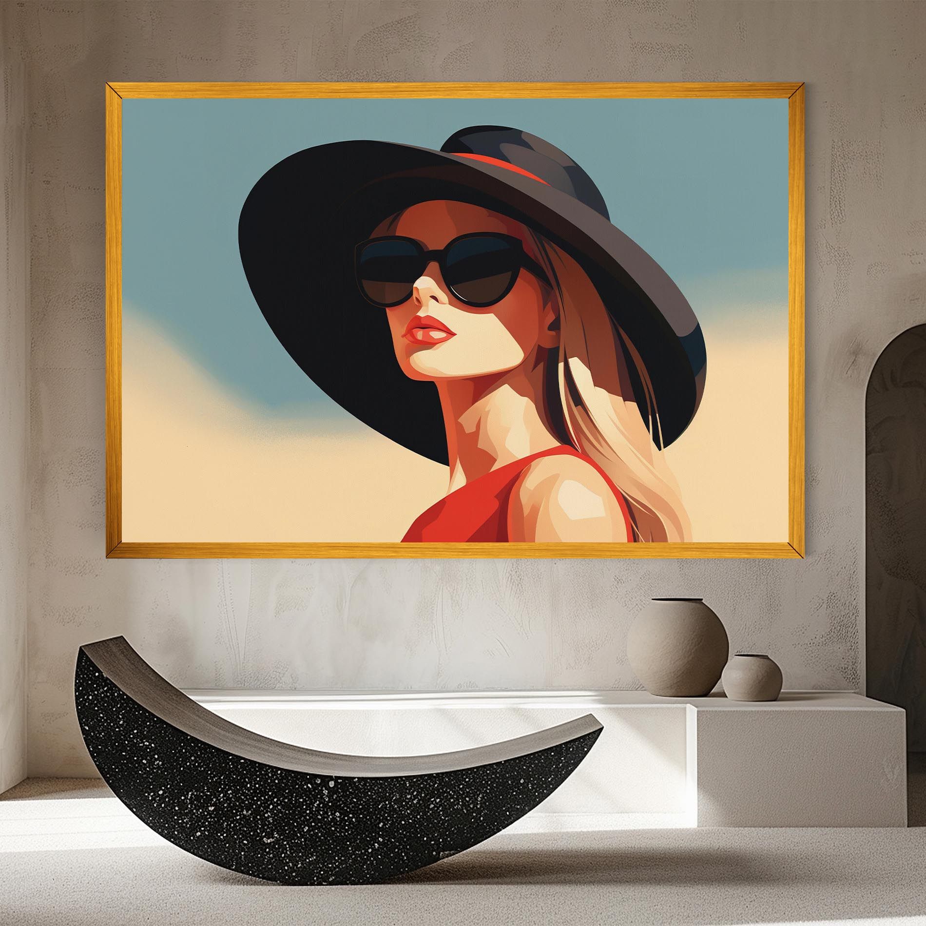 Caucasian Glamor Model mockup 8