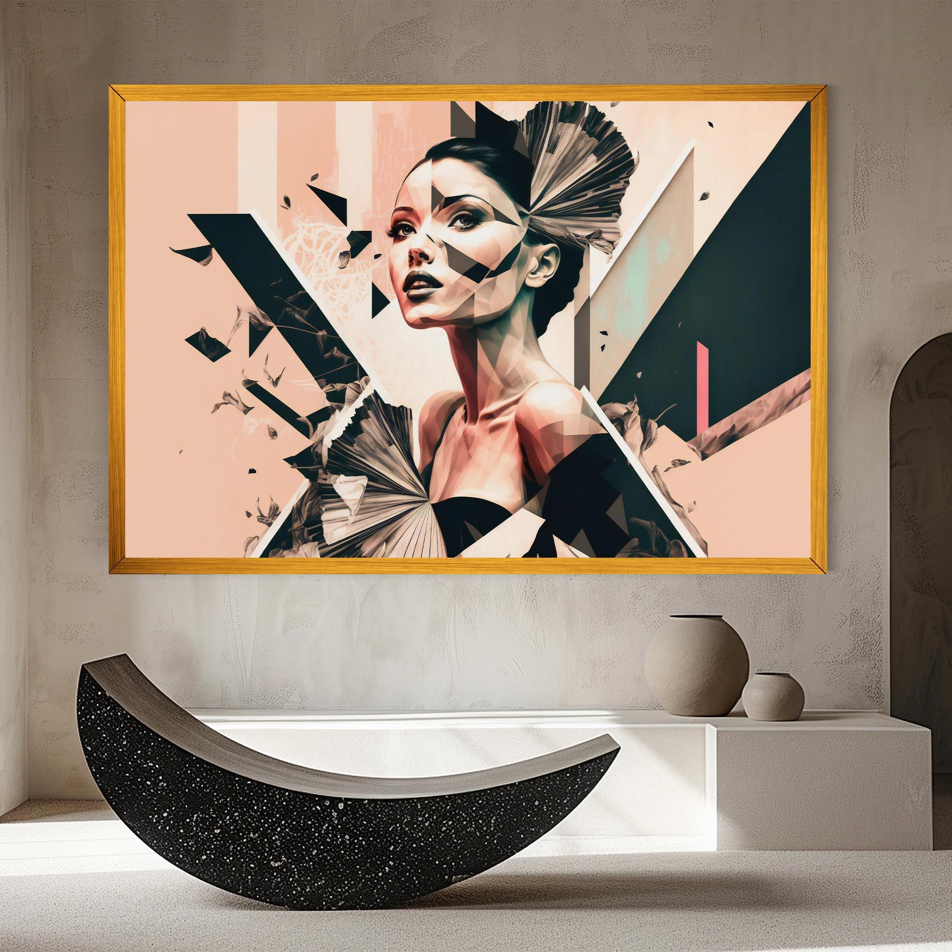 Leinwandbild Fashionista Design mockup 8