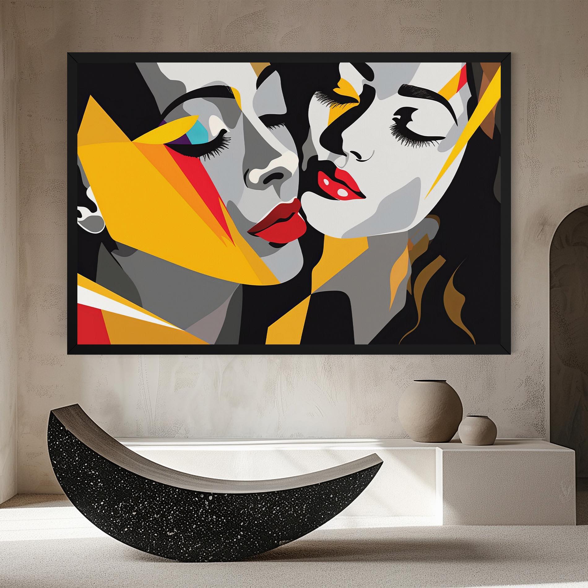 Leinwandbild Dreamy Modern Female mockup 8