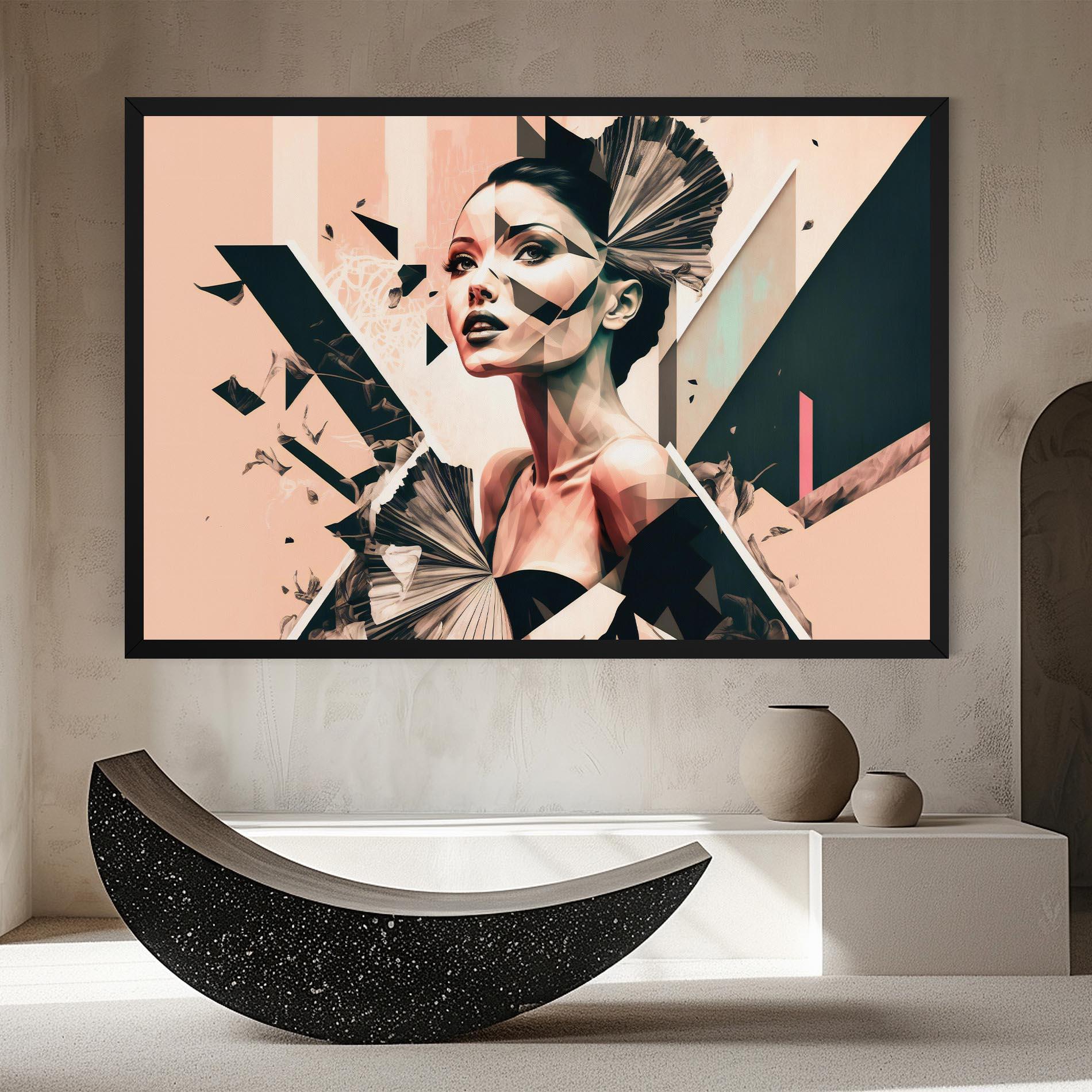 Leinwandbild Fashionista Design mockup 8