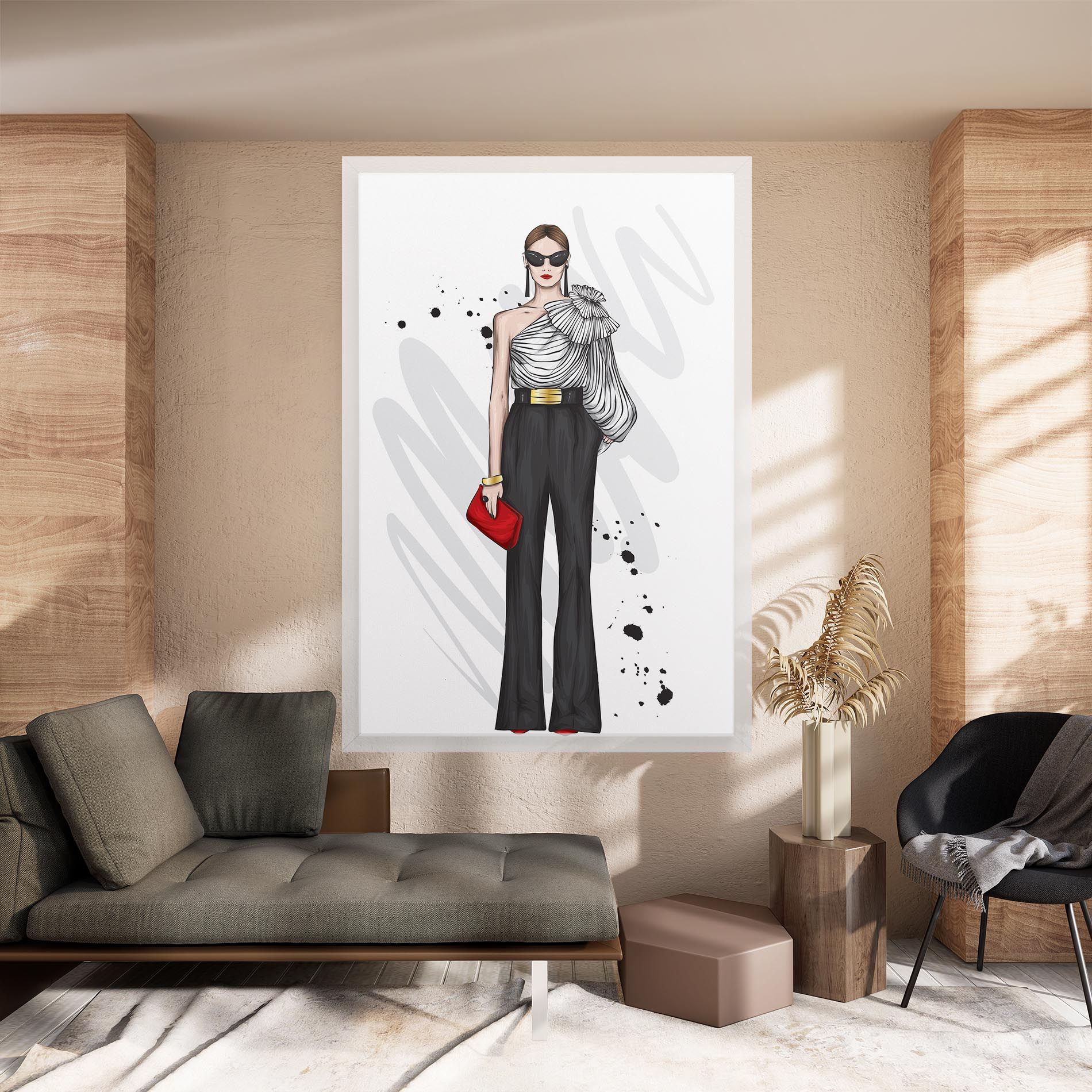 Tall Black Pants mockup 8