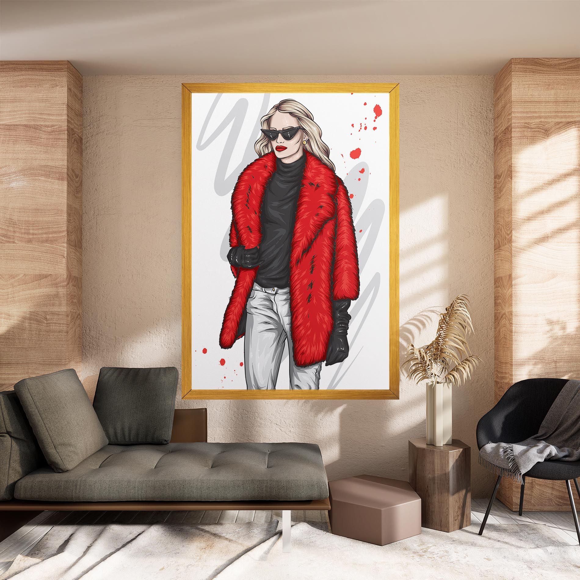 Black Blouse Woman mockup 8