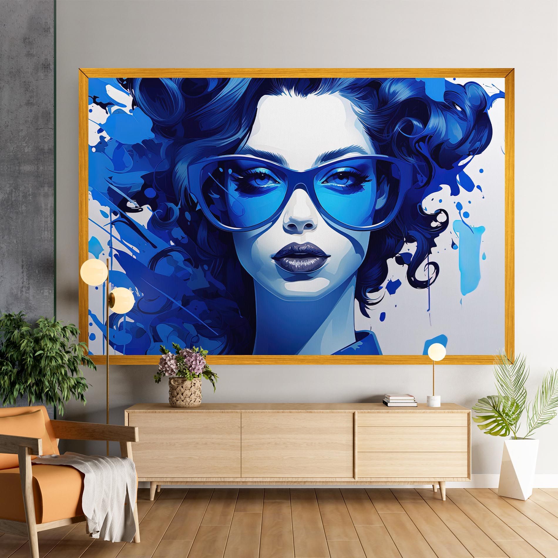 Big Blue Glasses mockup 9