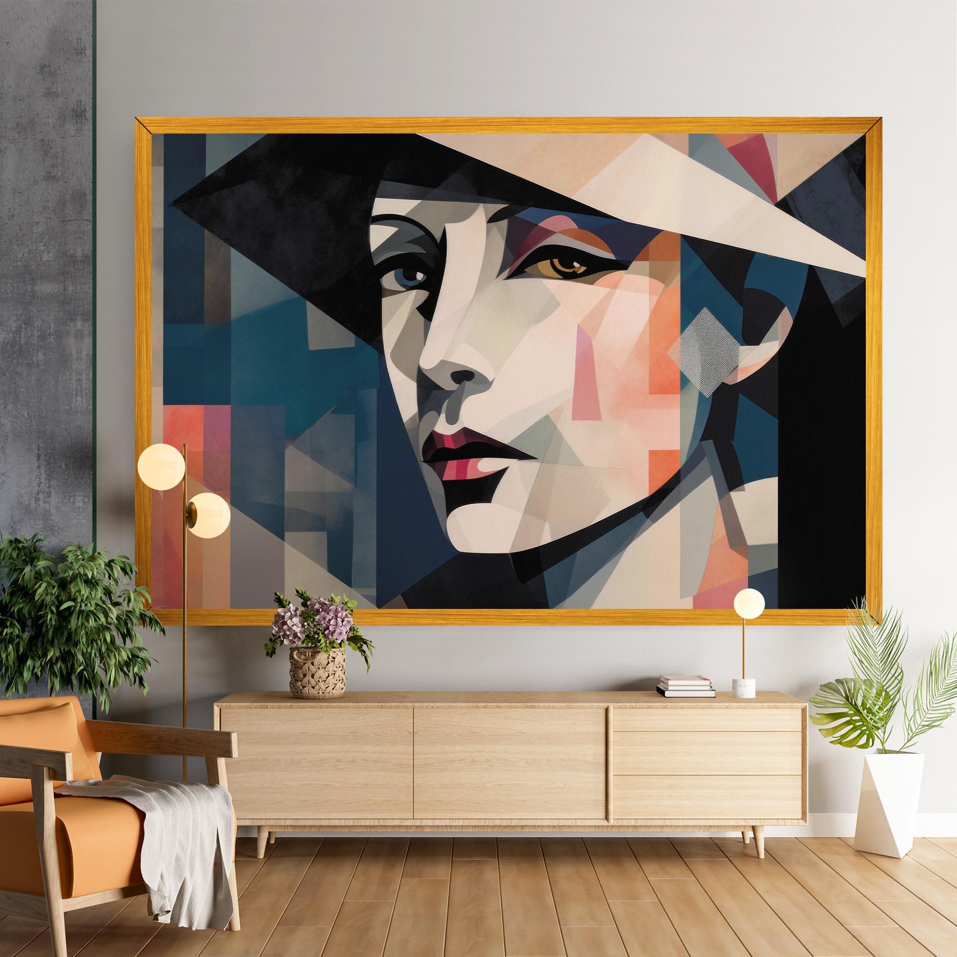 Leinwandbild Chicago Portrait mockup 9