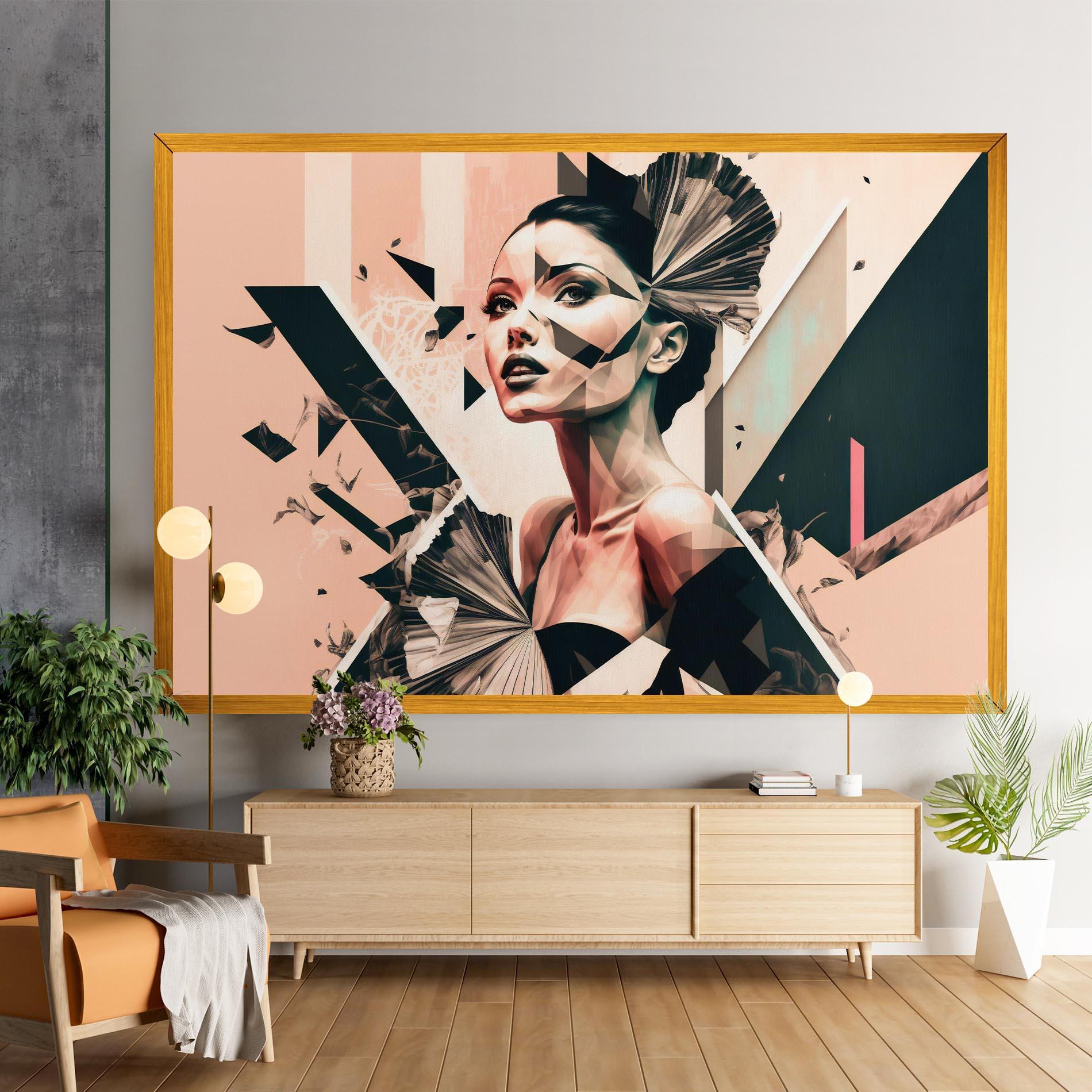 Leinwandbild Fashionista Design mockup 9