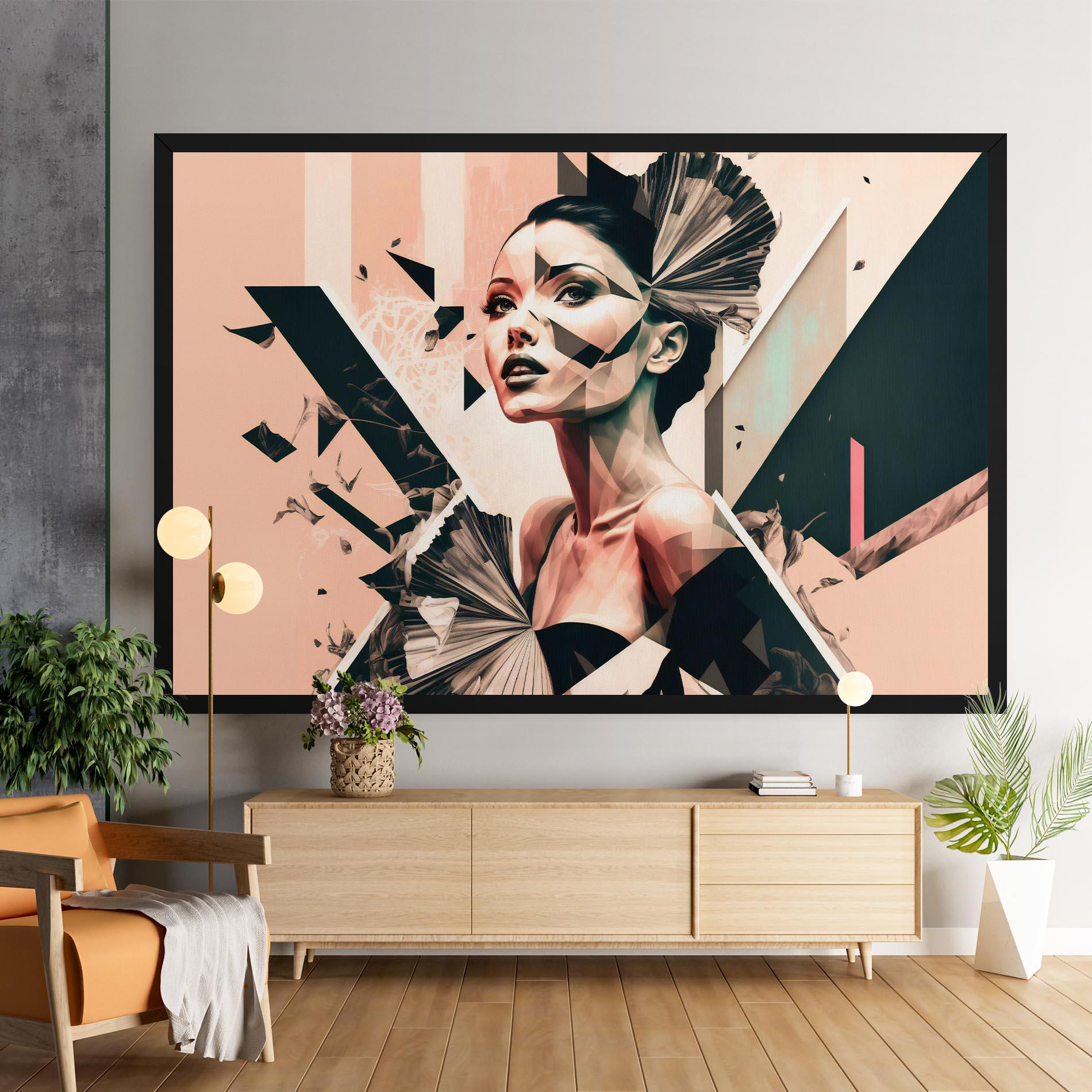 Leinwandbild Fashionista Design mockup 9