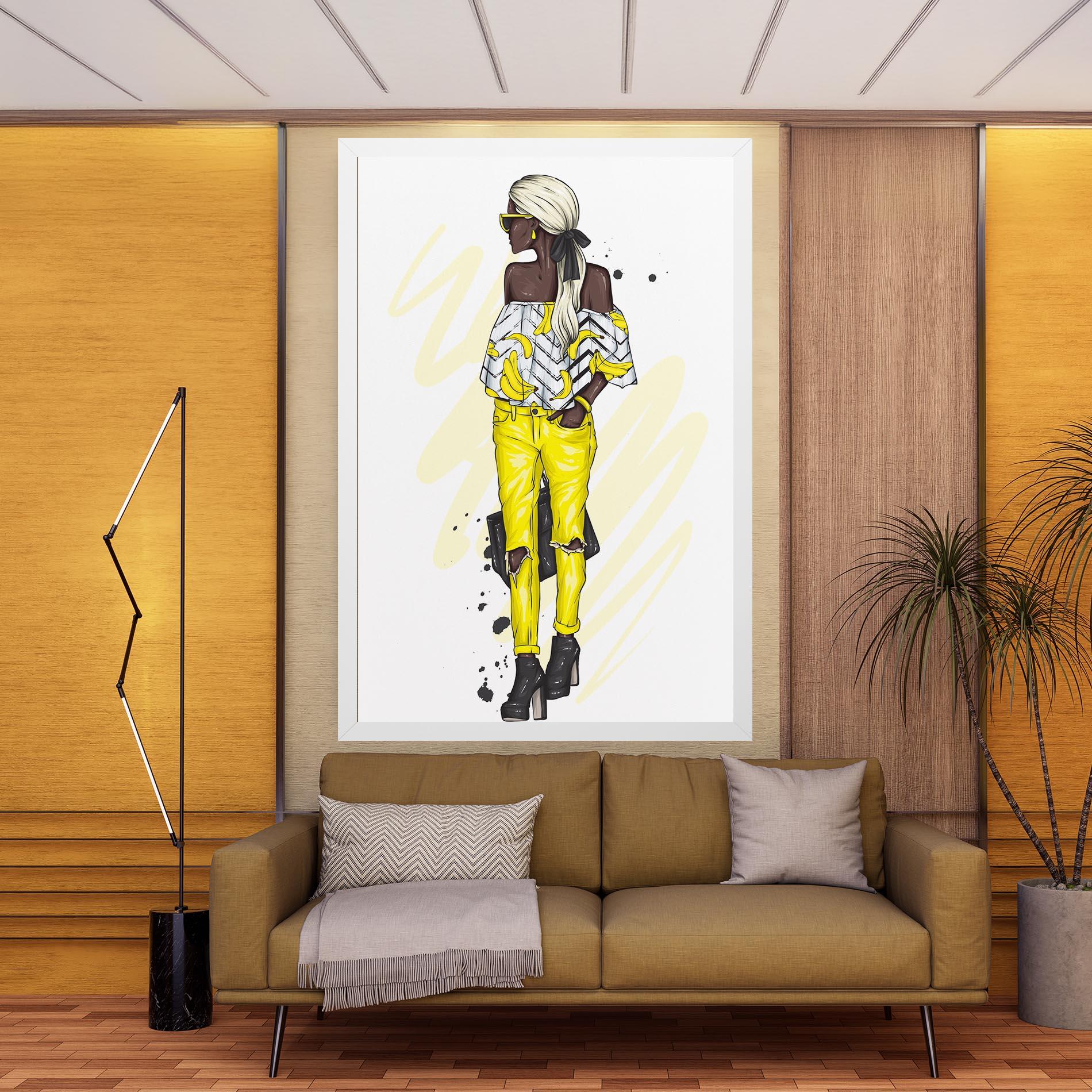 Leinwandbild Banana Blouse mockup 9