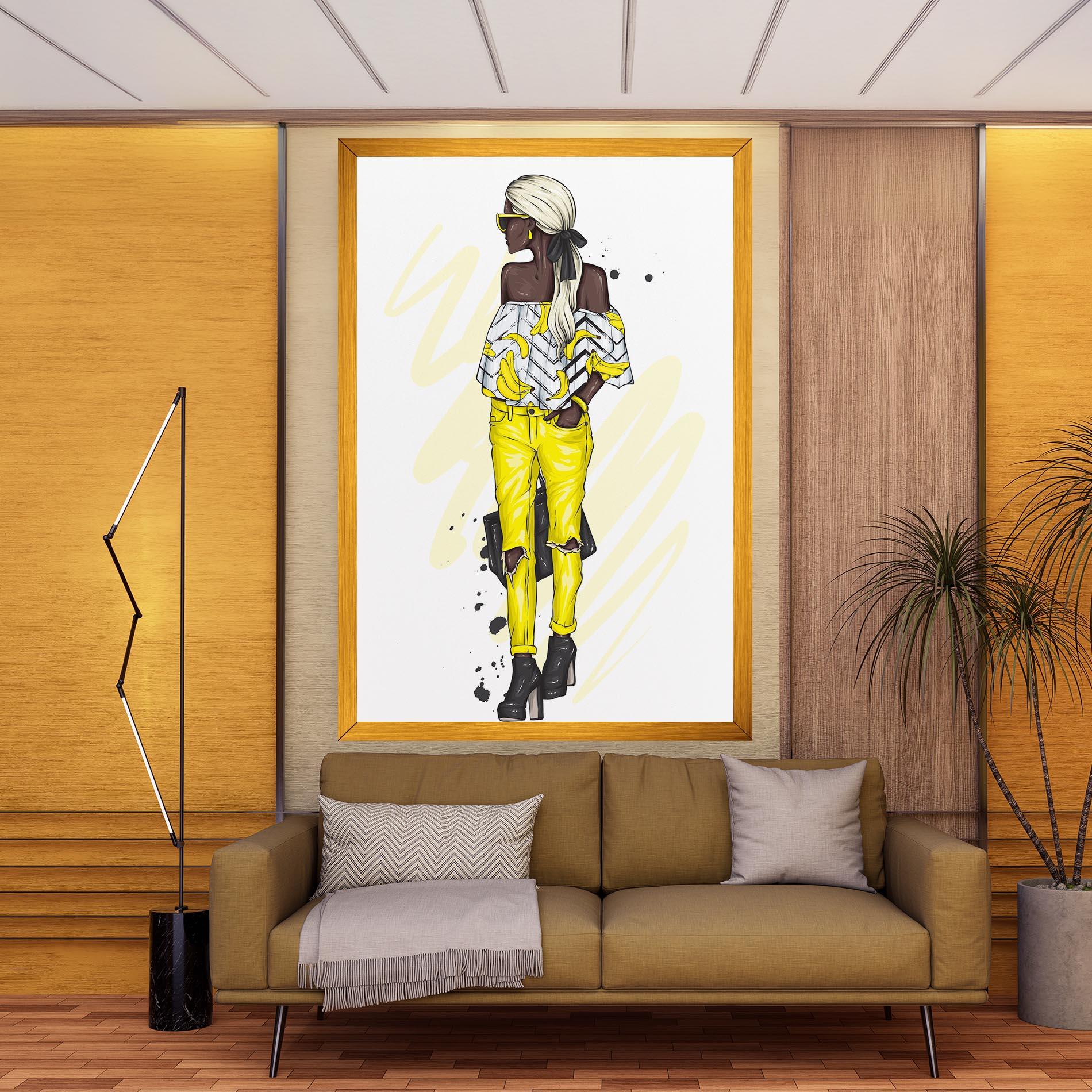 Leinwandbild Banana Blouse mockup 9