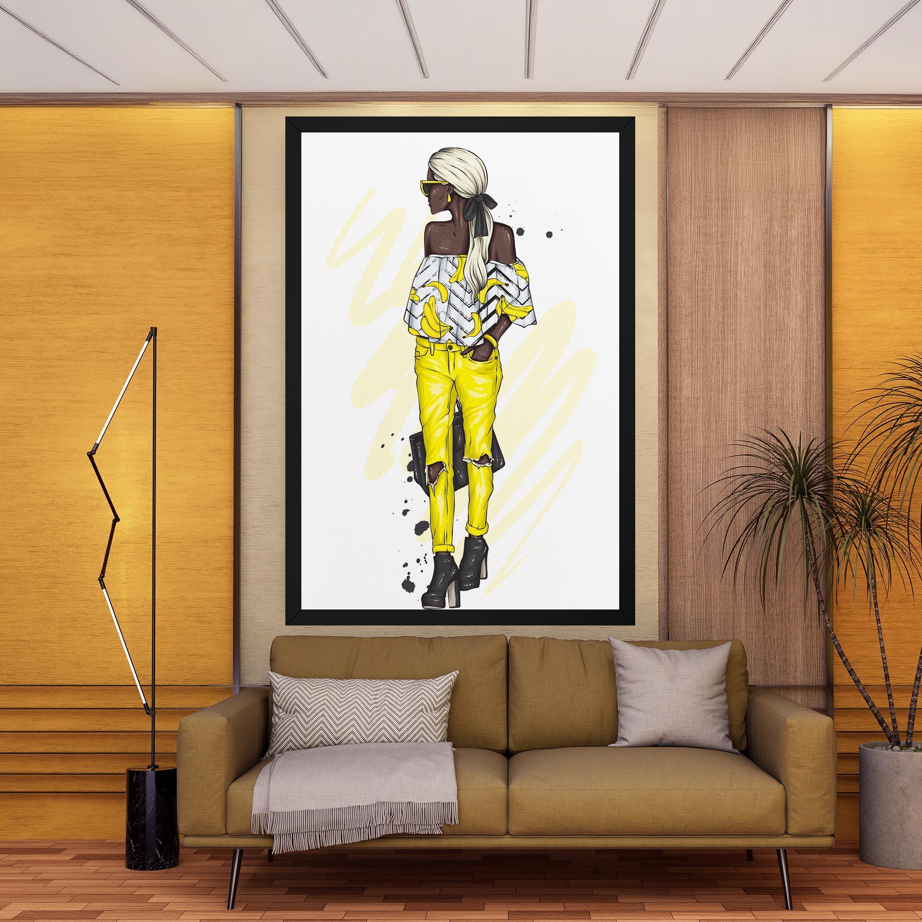 Leinwandbild Banana Blouse mockup 9