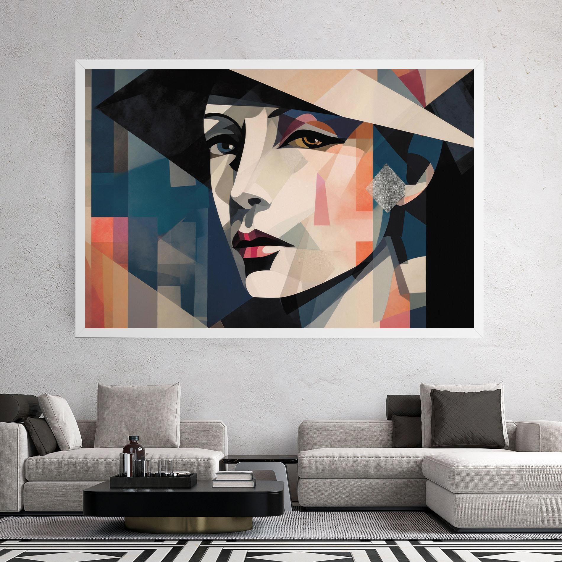 Leinwandbild Chicago Portrait mockup 2