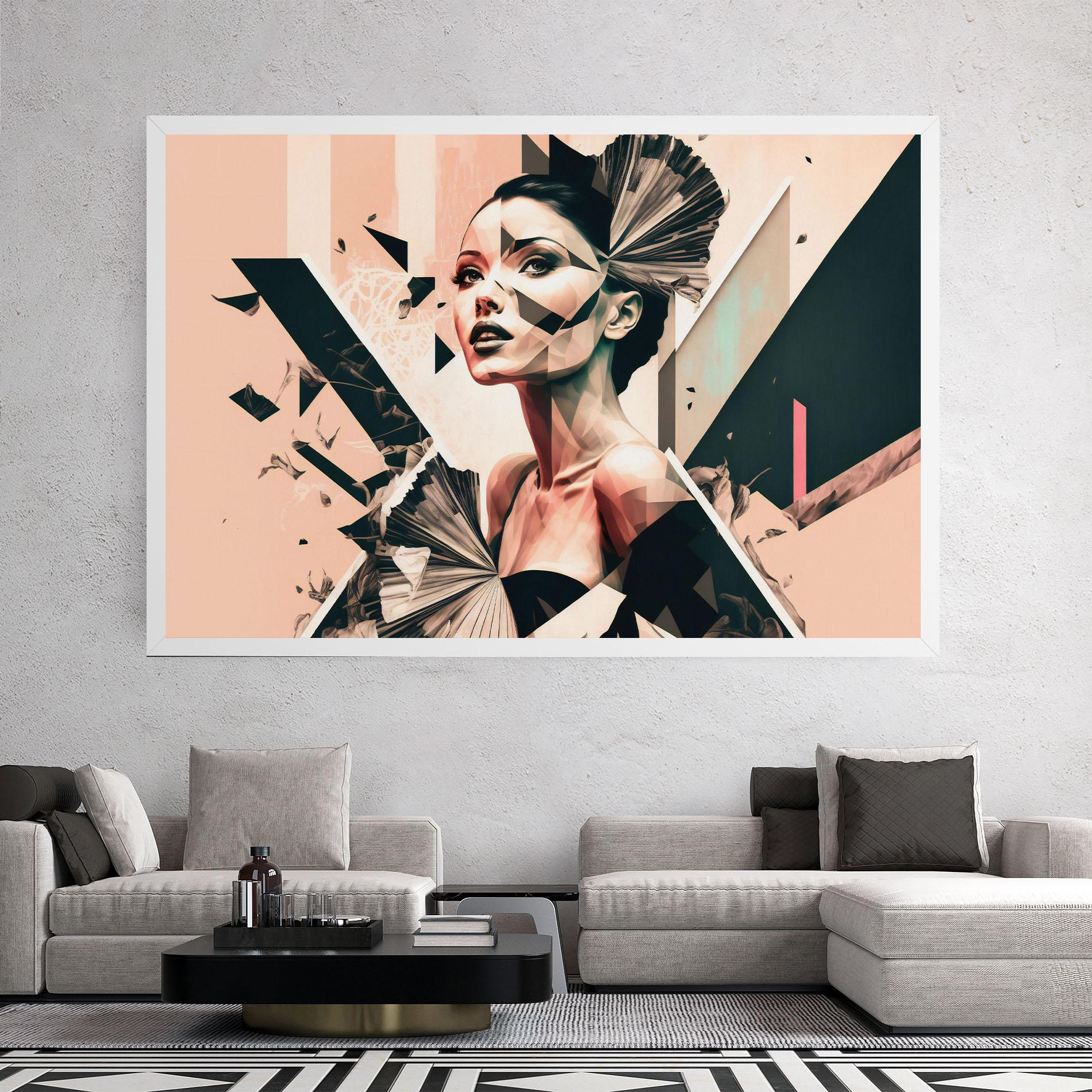 Leinwandbild Fashionista Design mockup 2