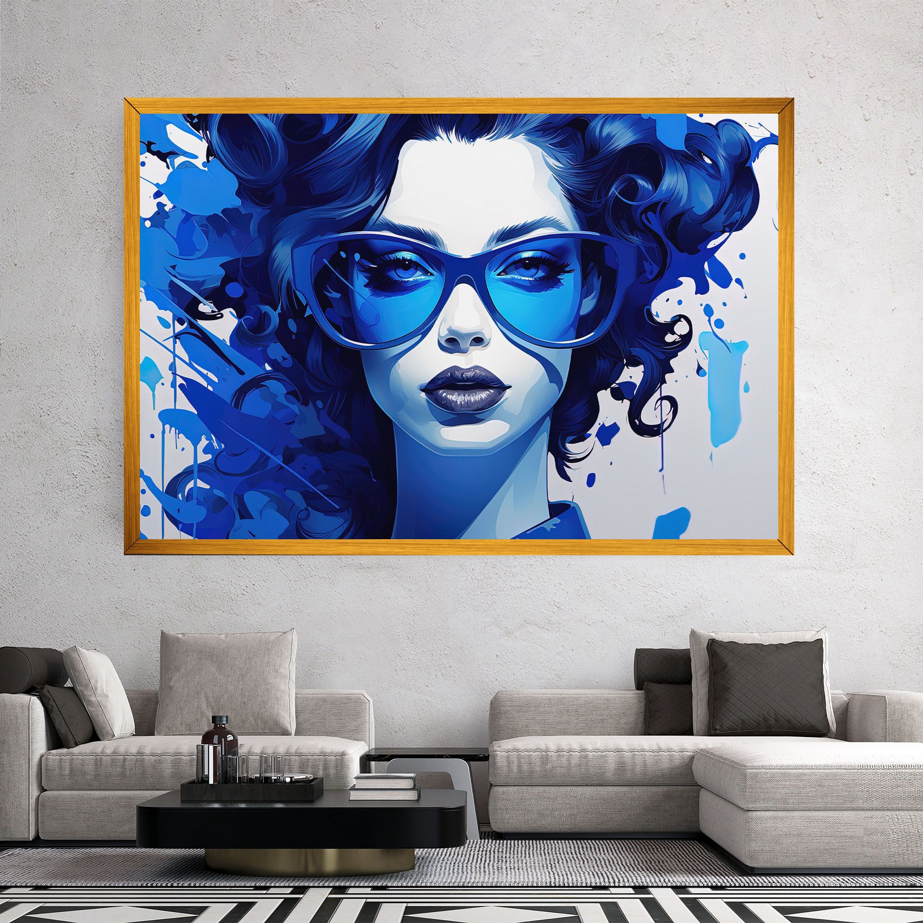 Big Blue Glasses mockup 2