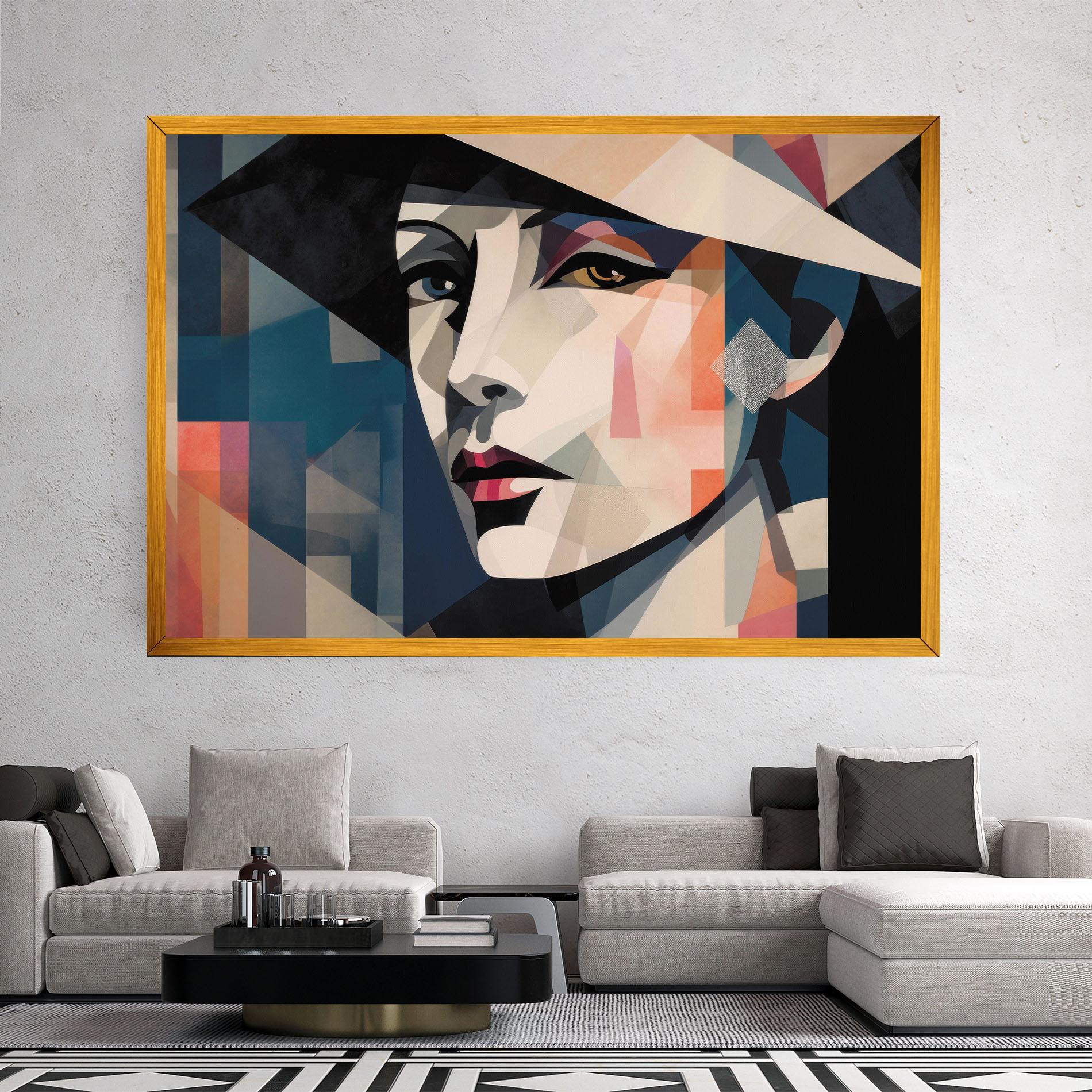 Leinwandbild Chicago Portrait mockup 2