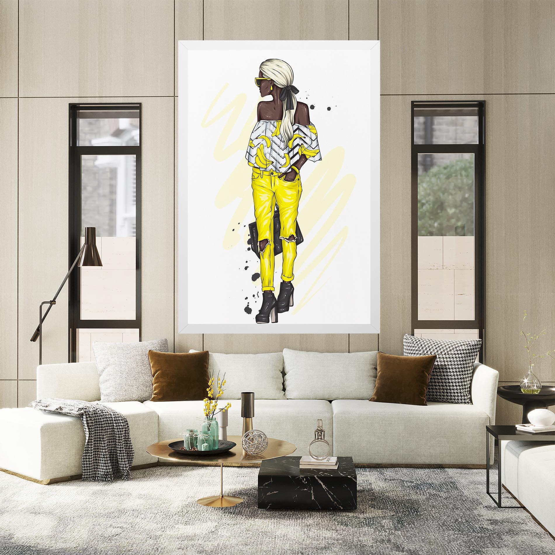 Leinwandbild Banana Blouse mockup 2