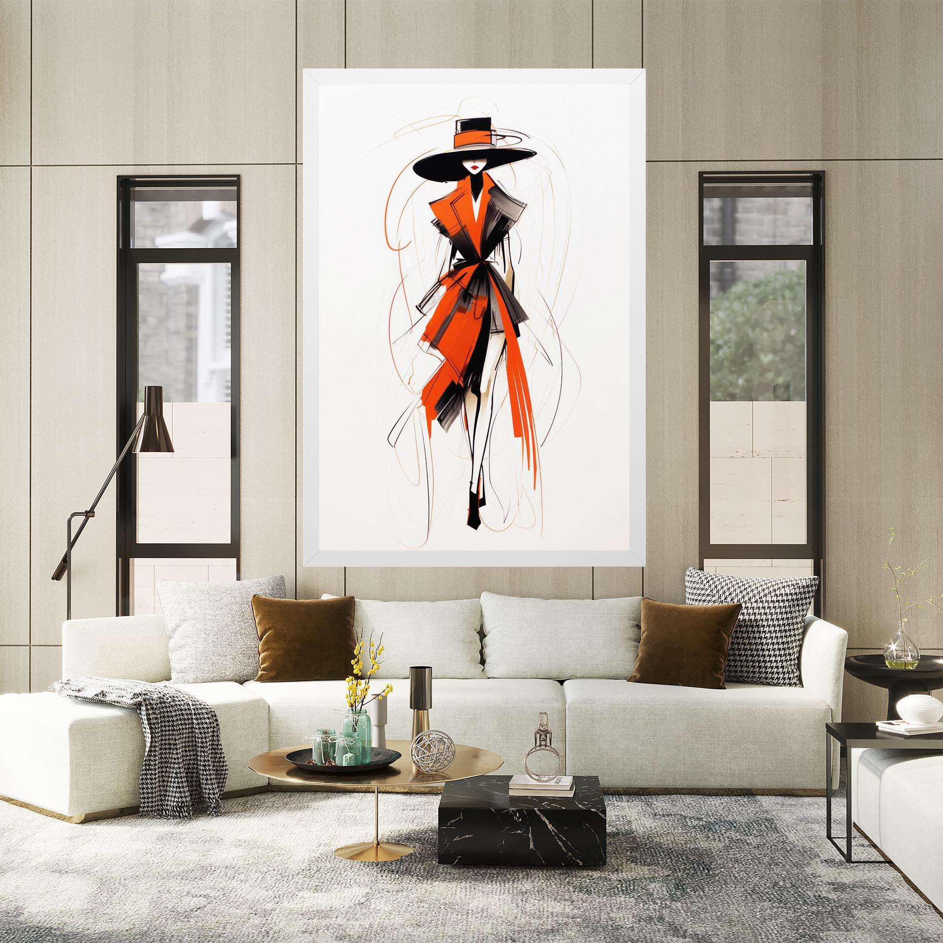 Leinwandbild Handdrawn Doodle mockup 2