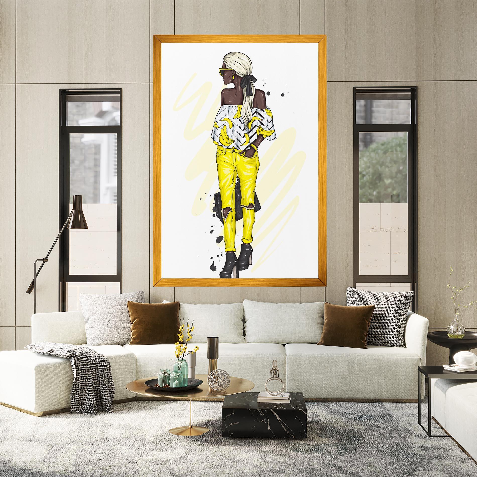 Leinwandbild Banana Blouse mockup 2