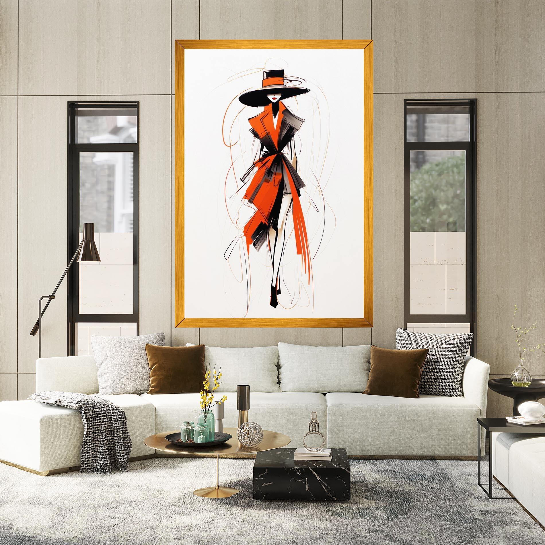 Leinwandbild Handdrawn Doodle mockup 2