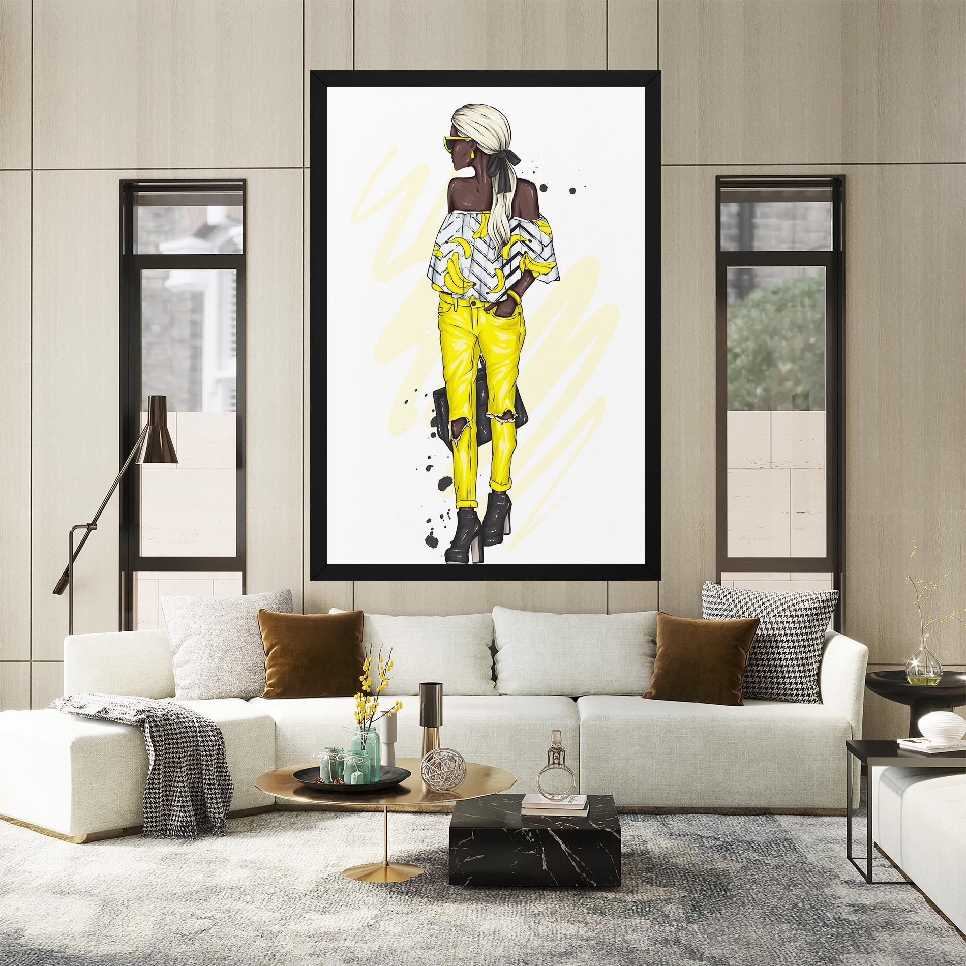 Banana Blouse mockup 2