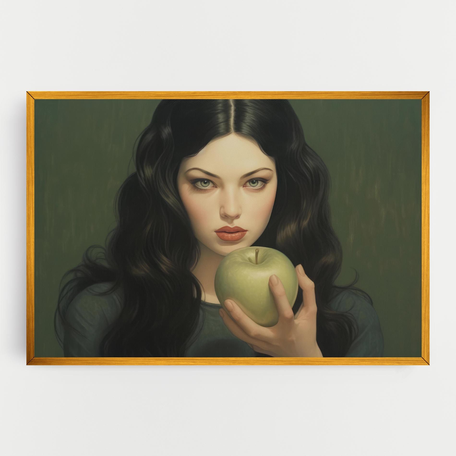Green Apple Painting mockup 0