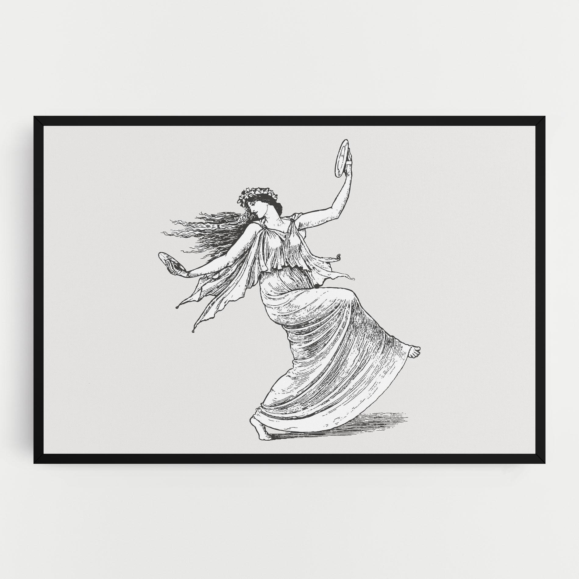 Leinwandbild Vintage Dance mockup 0