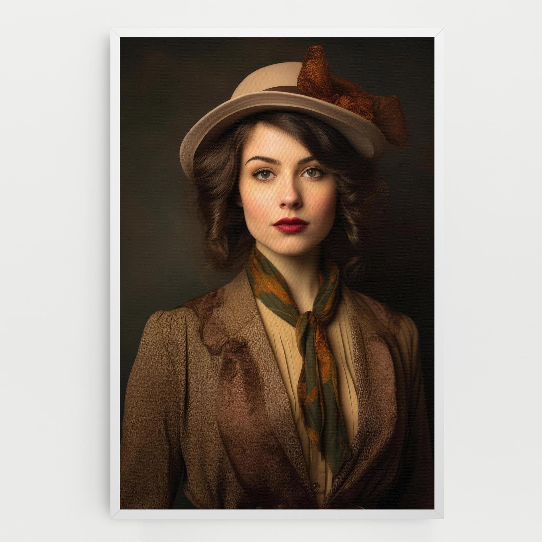 Cream Vintage Hat mockup 0