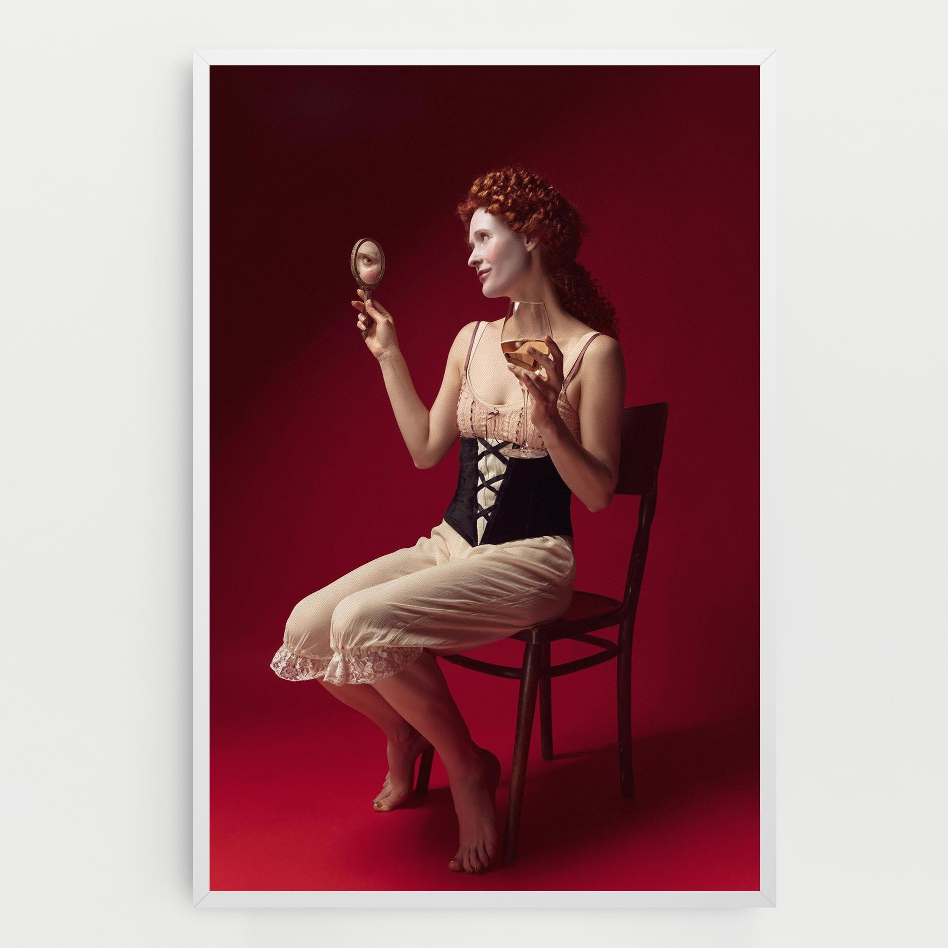 Medieval Redhead Woman mockup 0