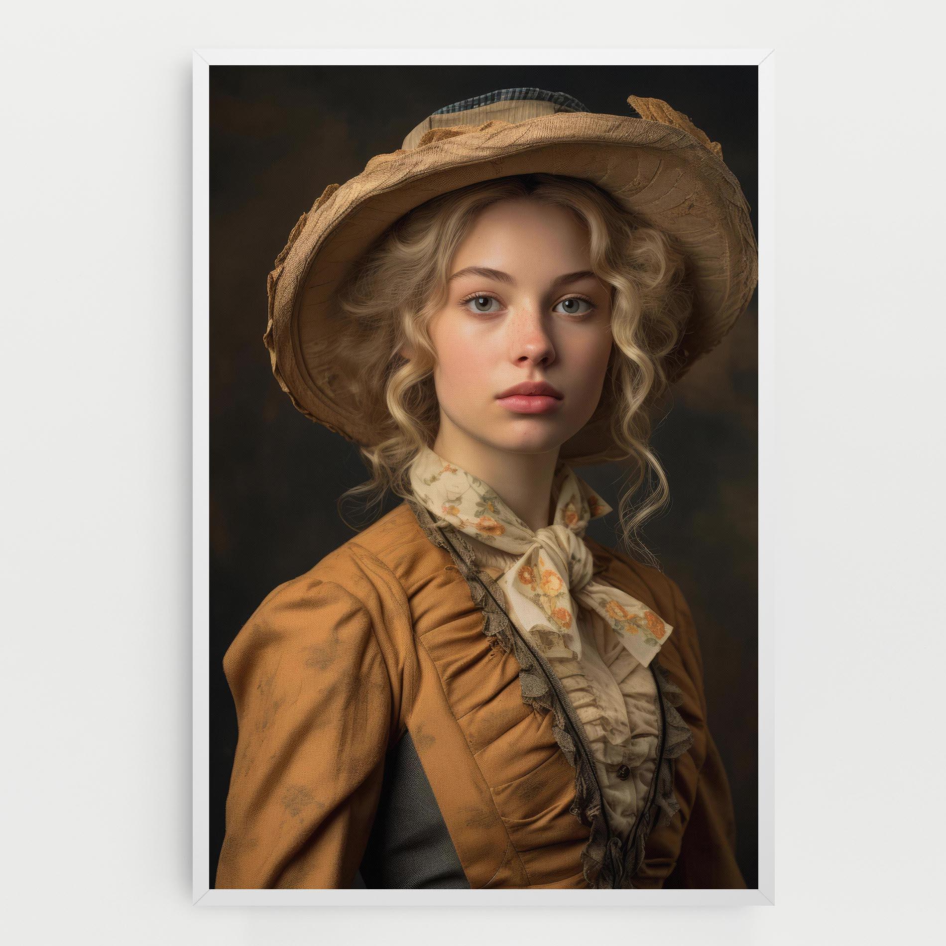 Leinwandbild Pretty Vintage Blonde mockup 0