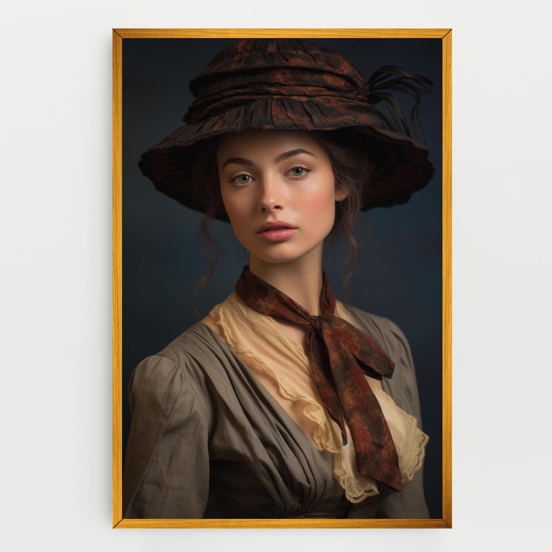 Brown Vintage Hat mockup 0