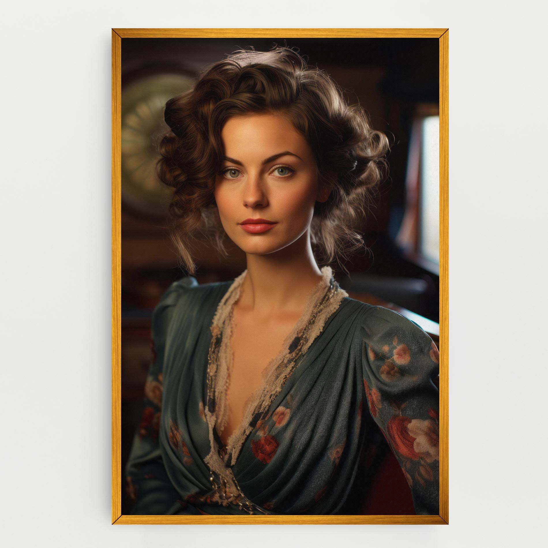 Pink Flowers Dress mockup 0