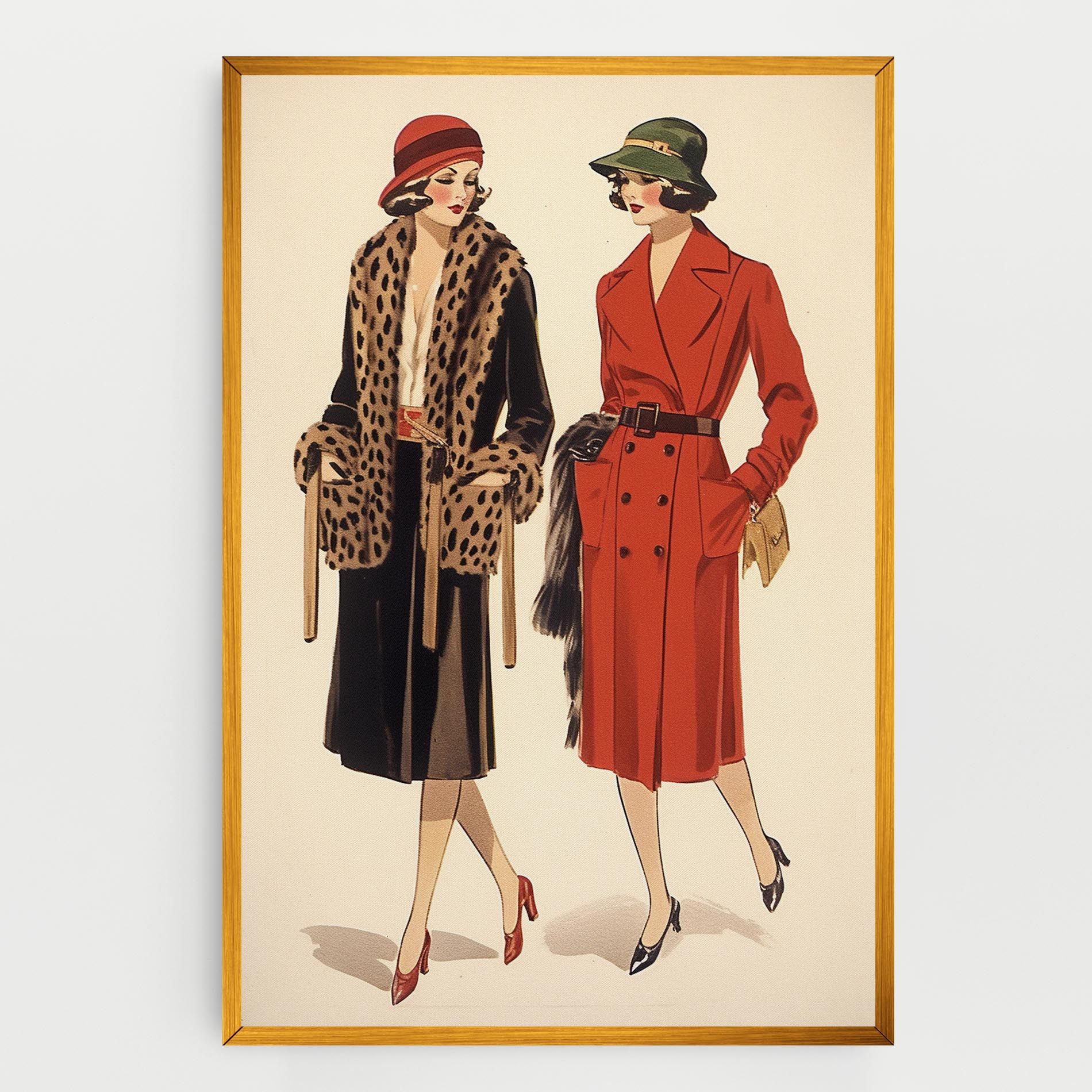 Vintage Side By Side mockup 0