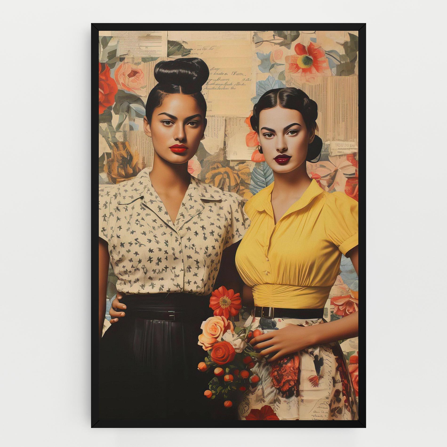 Leinwandbild Friendship Vintage Power mockup 0