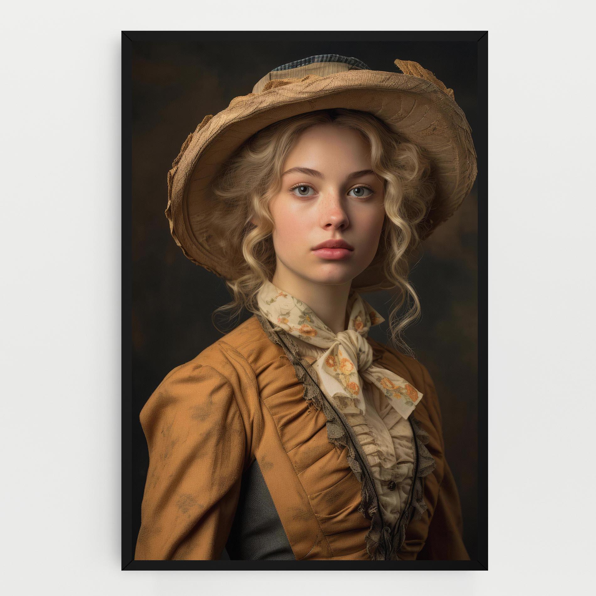 Leinwandbild Pretty Vintage Blonde mockup 0