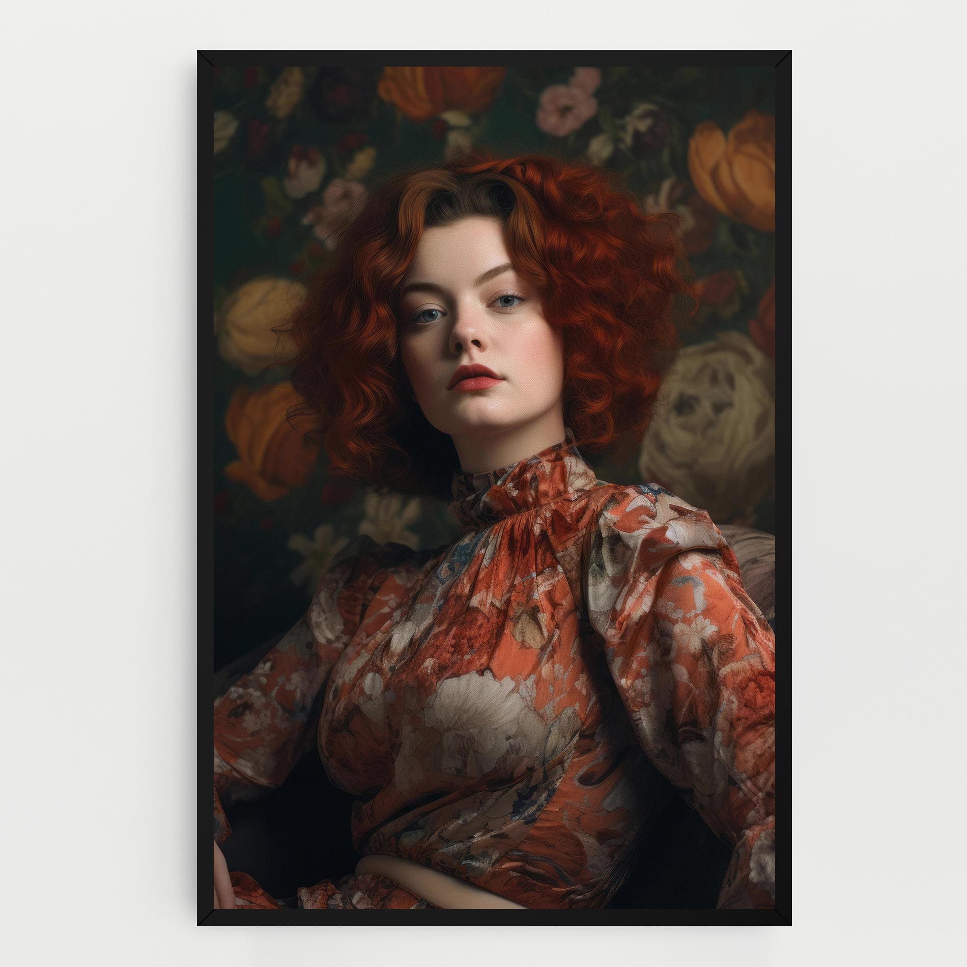 Red Vintage Hair mockup 0