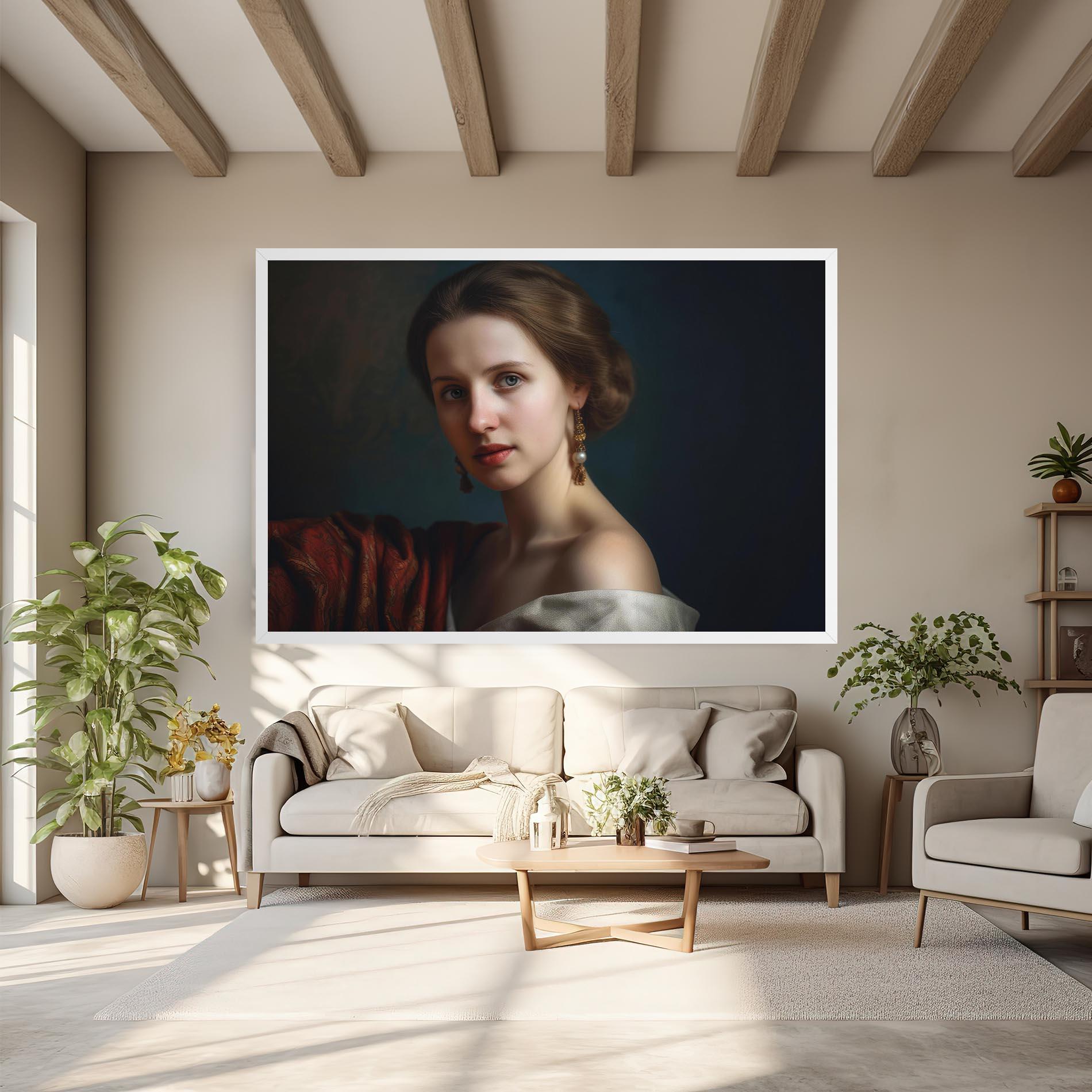 Leinwandbild Classical Painting mockup 6
