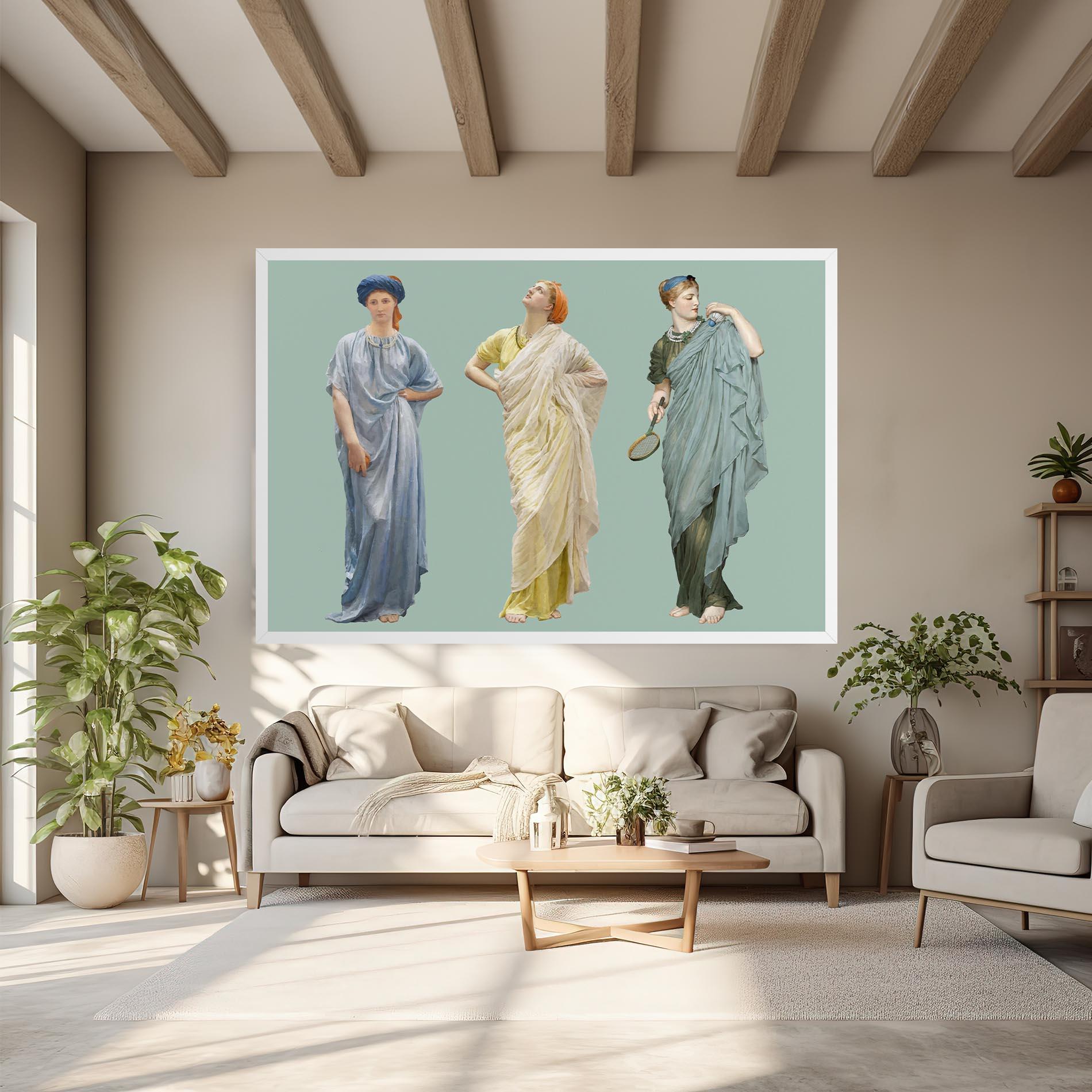 Leinwandbild Vintage Looking Up mockup 6