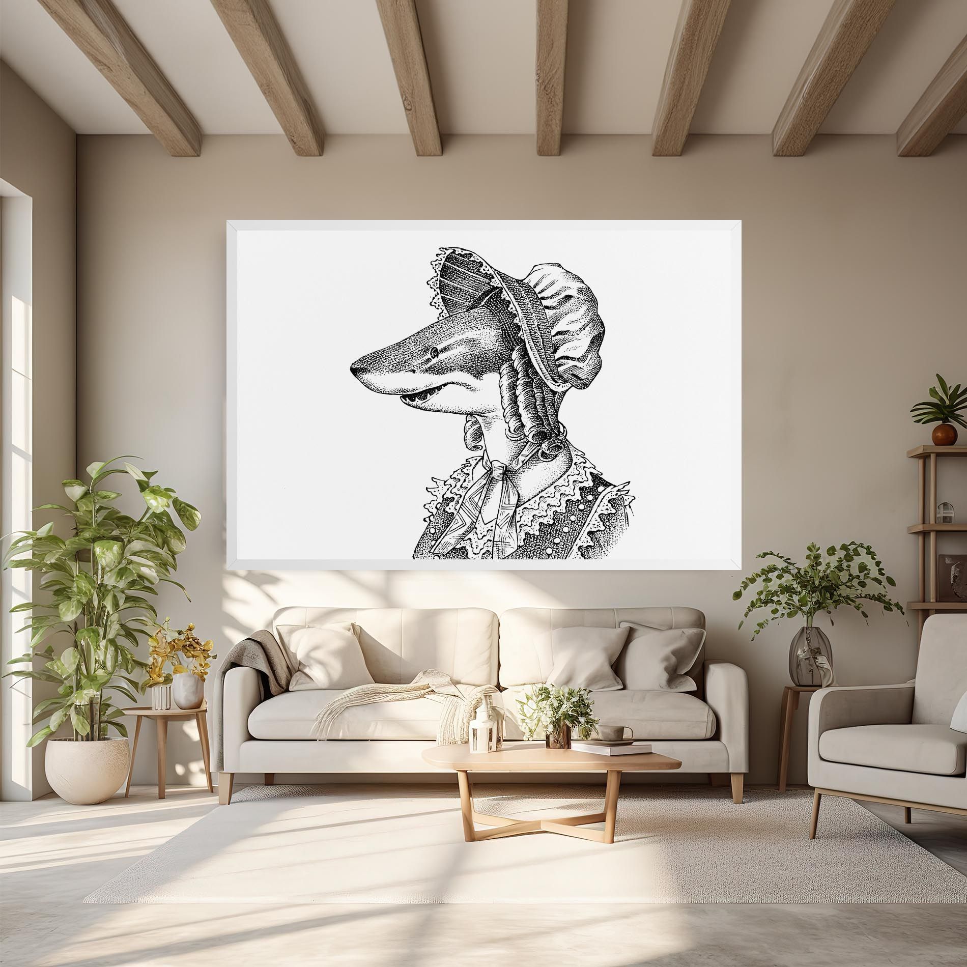 Vintage Shark mockup 6