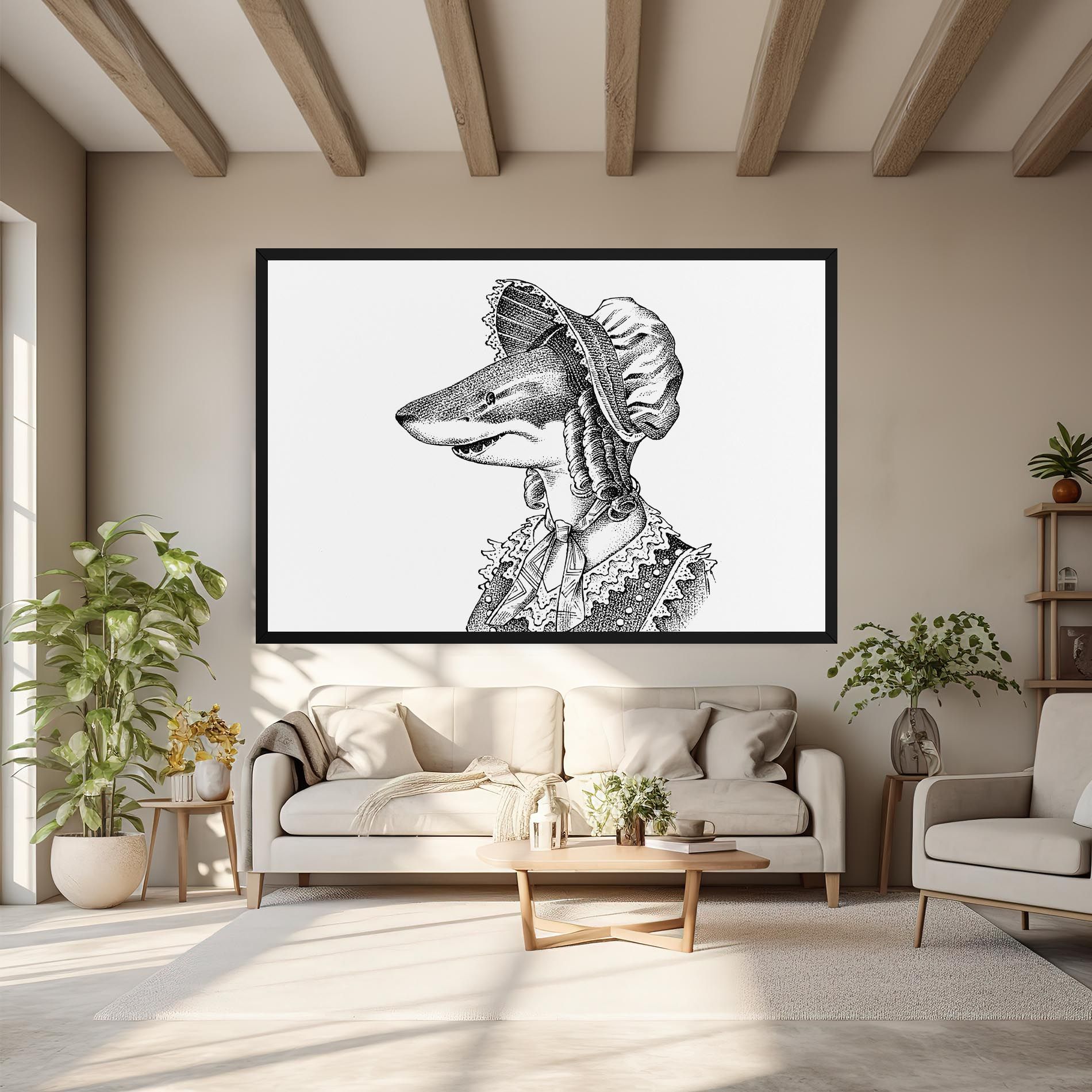 Vintage Shark mockup 6