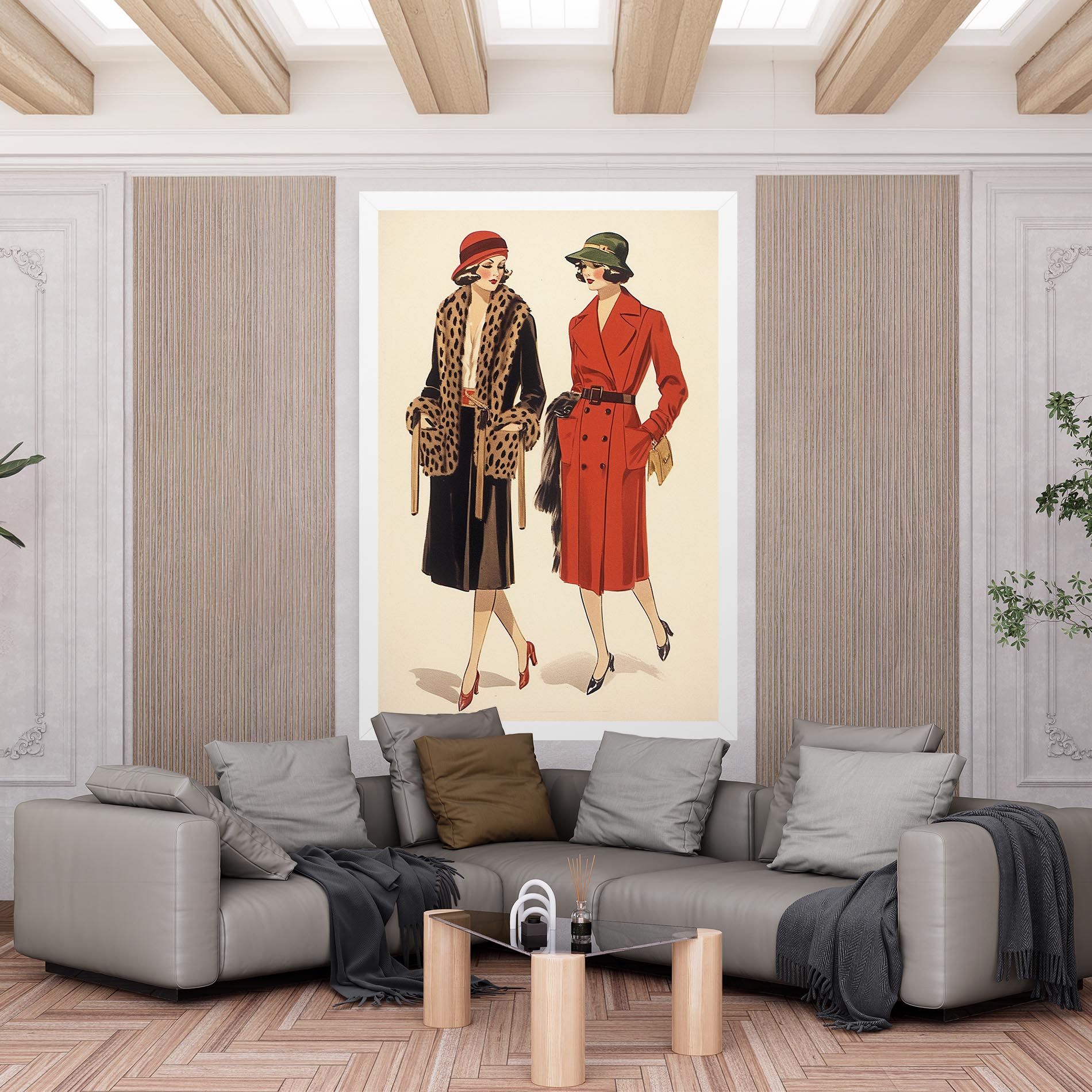 Vintage Side By Side mockup 6